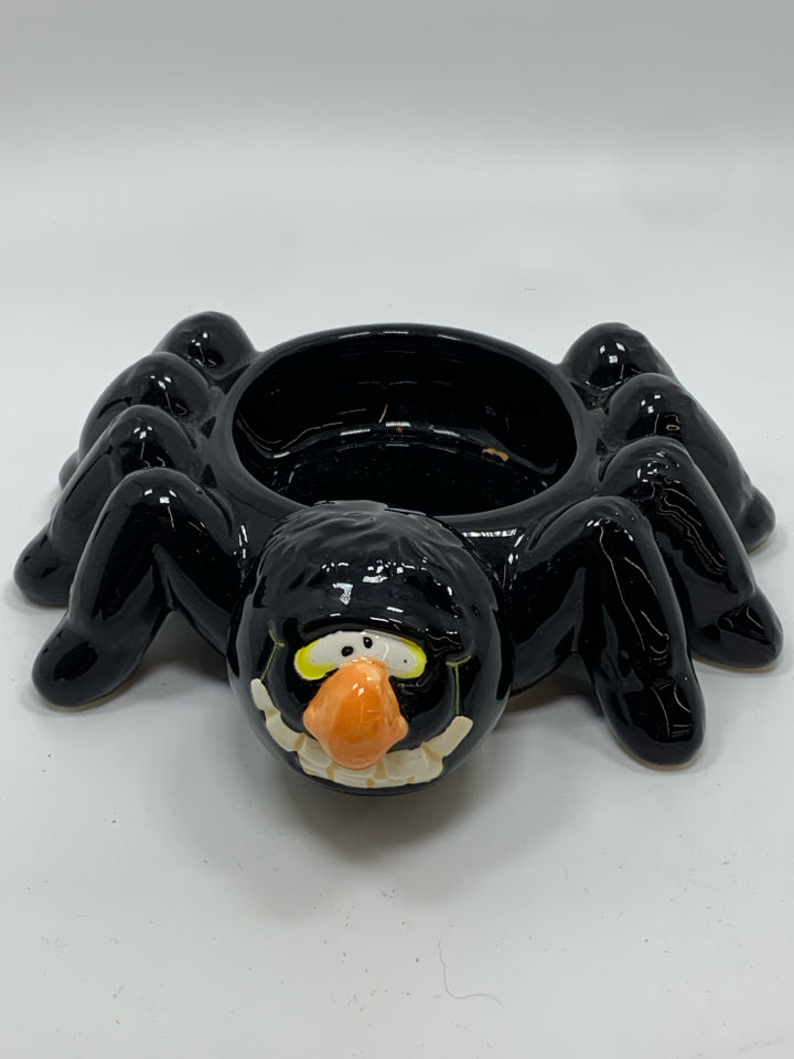 SPIDER CERAMIC DISH.