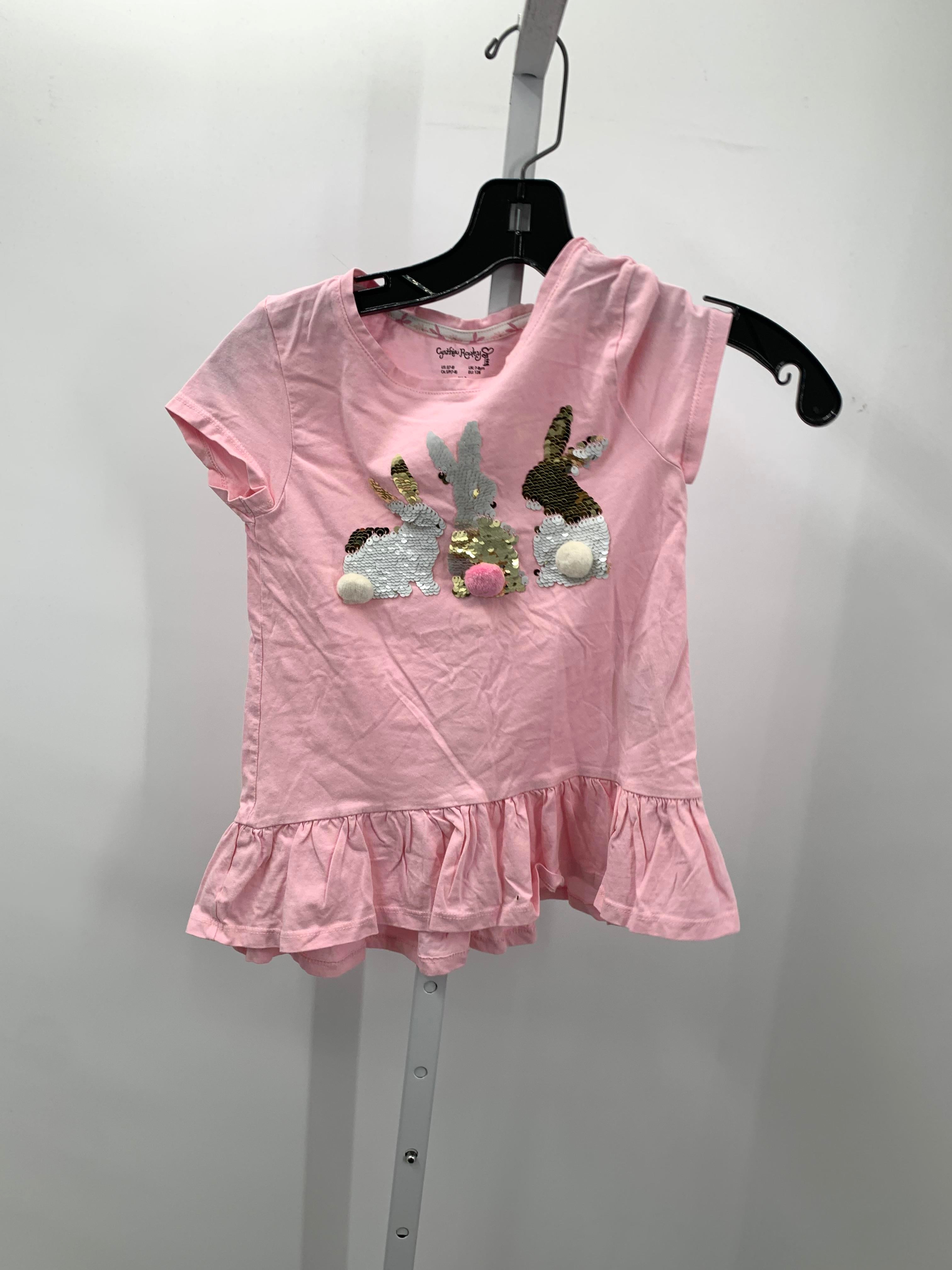 Cynthia Rowley Size 7-8 Girls Short Sleeve Shirt