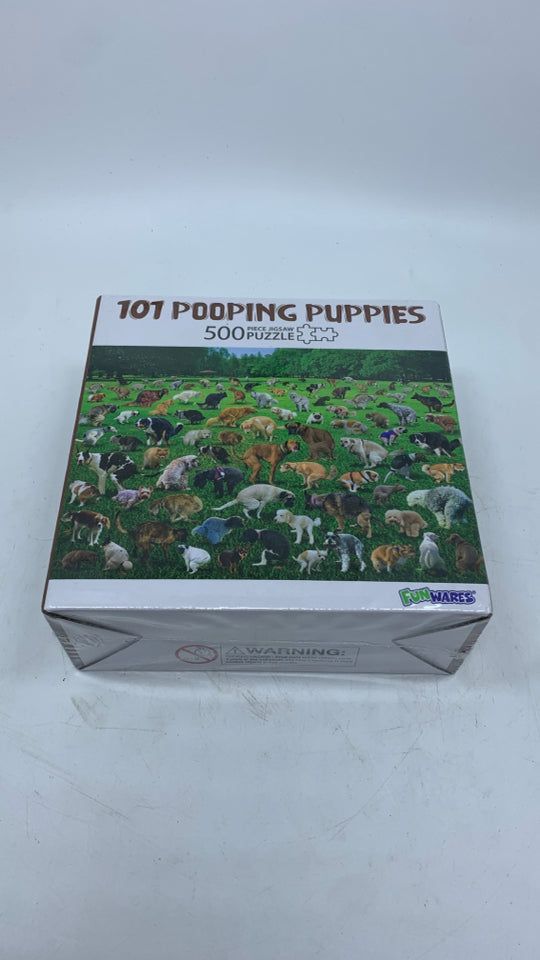 NIB 101 POOPING PUPPIES PUZZLE.