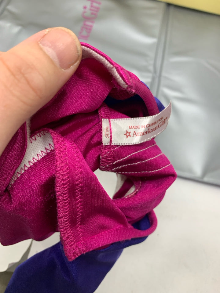 American Girl Gymnastics Leotard, Mat, Wedge & Beam *Wear To Beam
