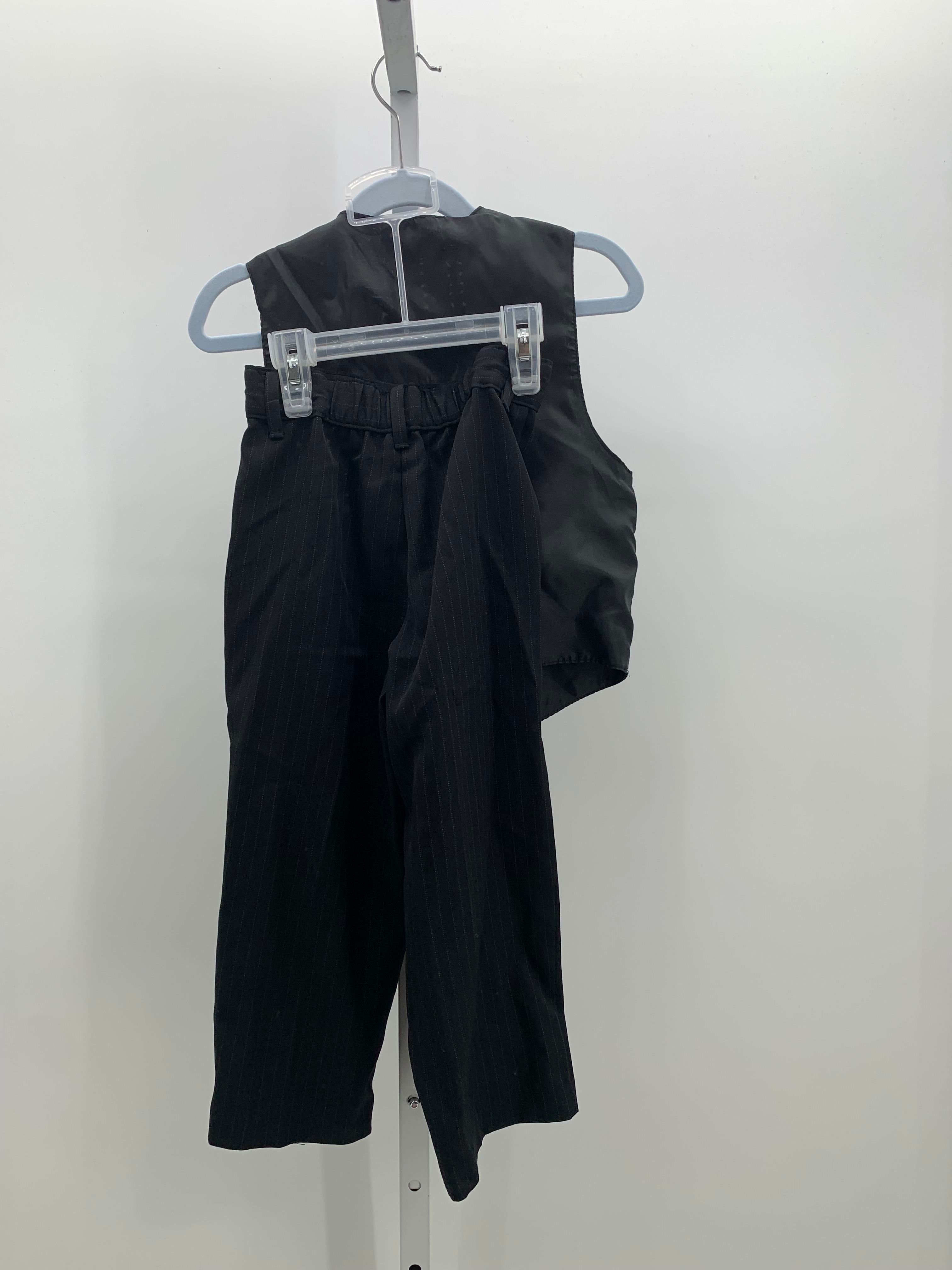 PIN STRIPE VEST AND PANTS.