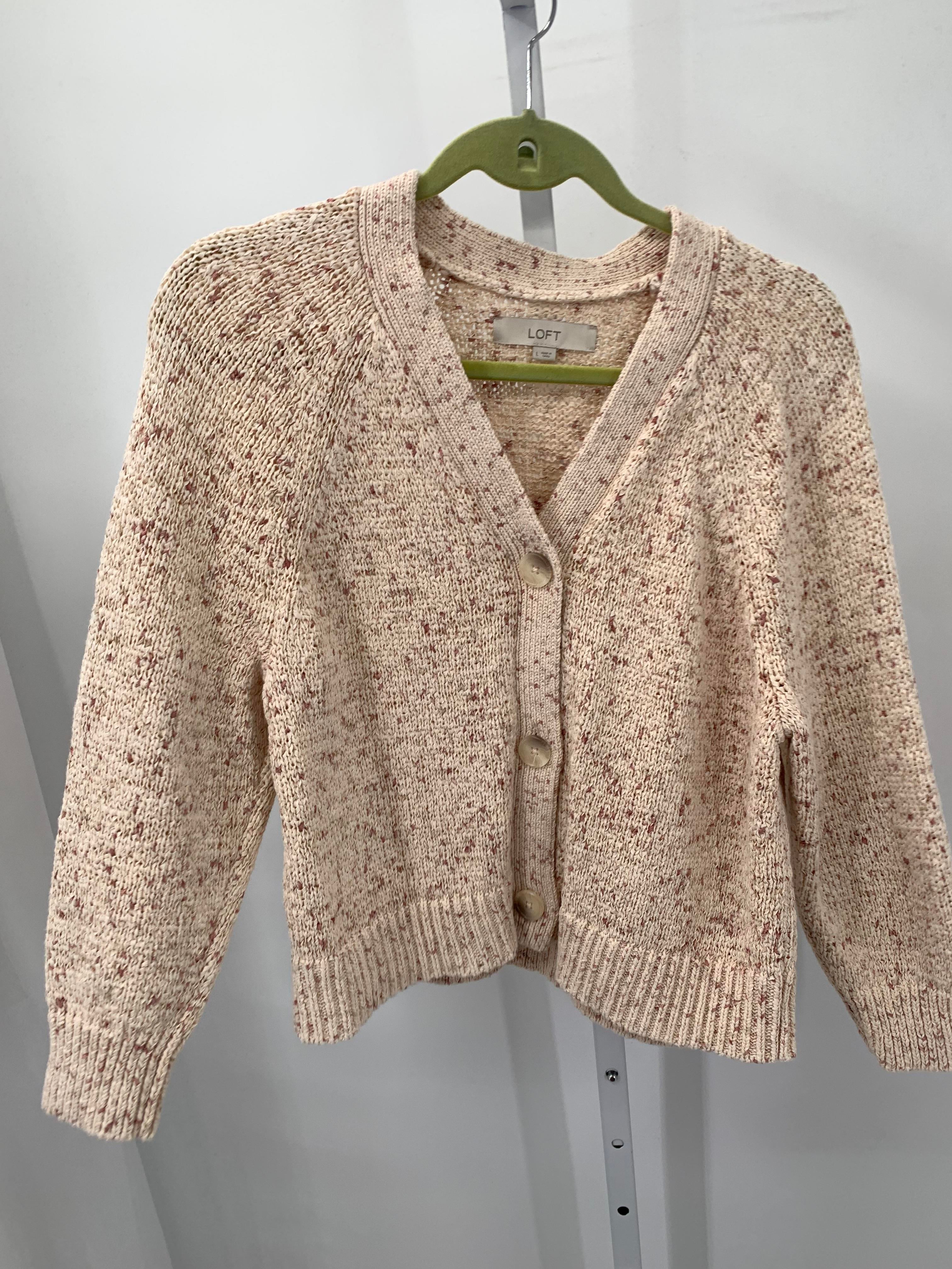 Loft Size Large Misses Long Slv Sweater