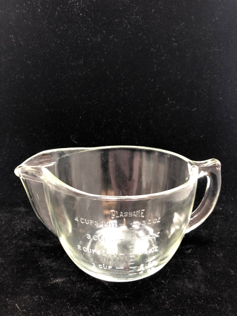 VTG GLASBAKE 4 CUP MEASURING CUP.