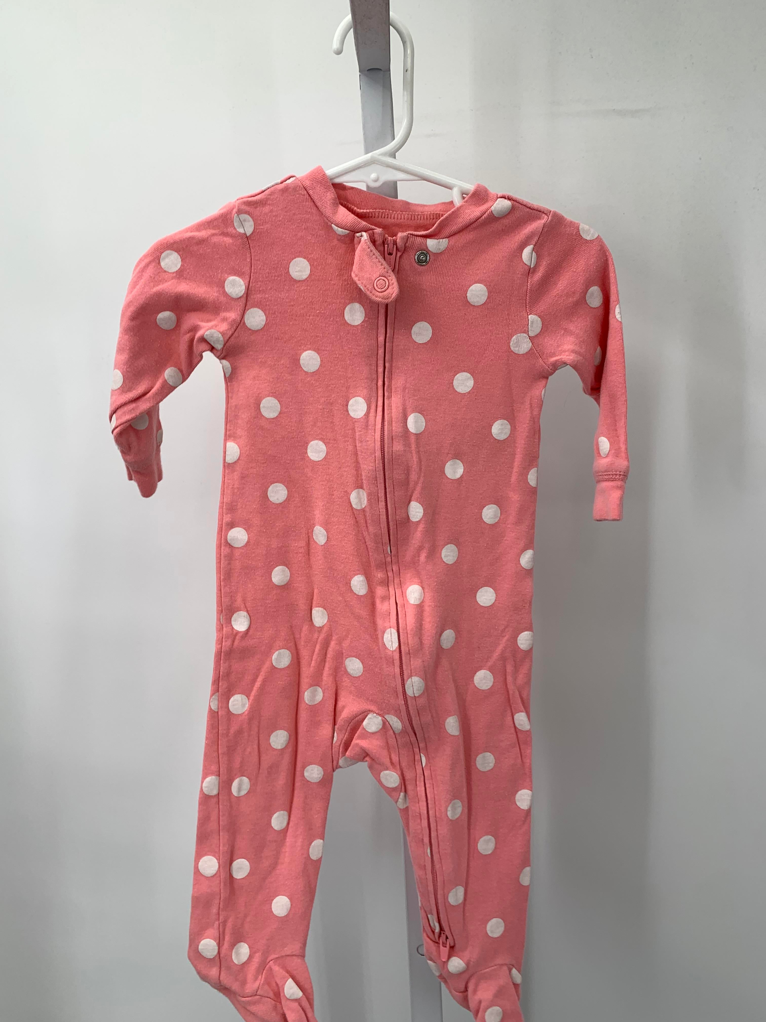Carters Size 9 Months Girls Long Slv. Romper