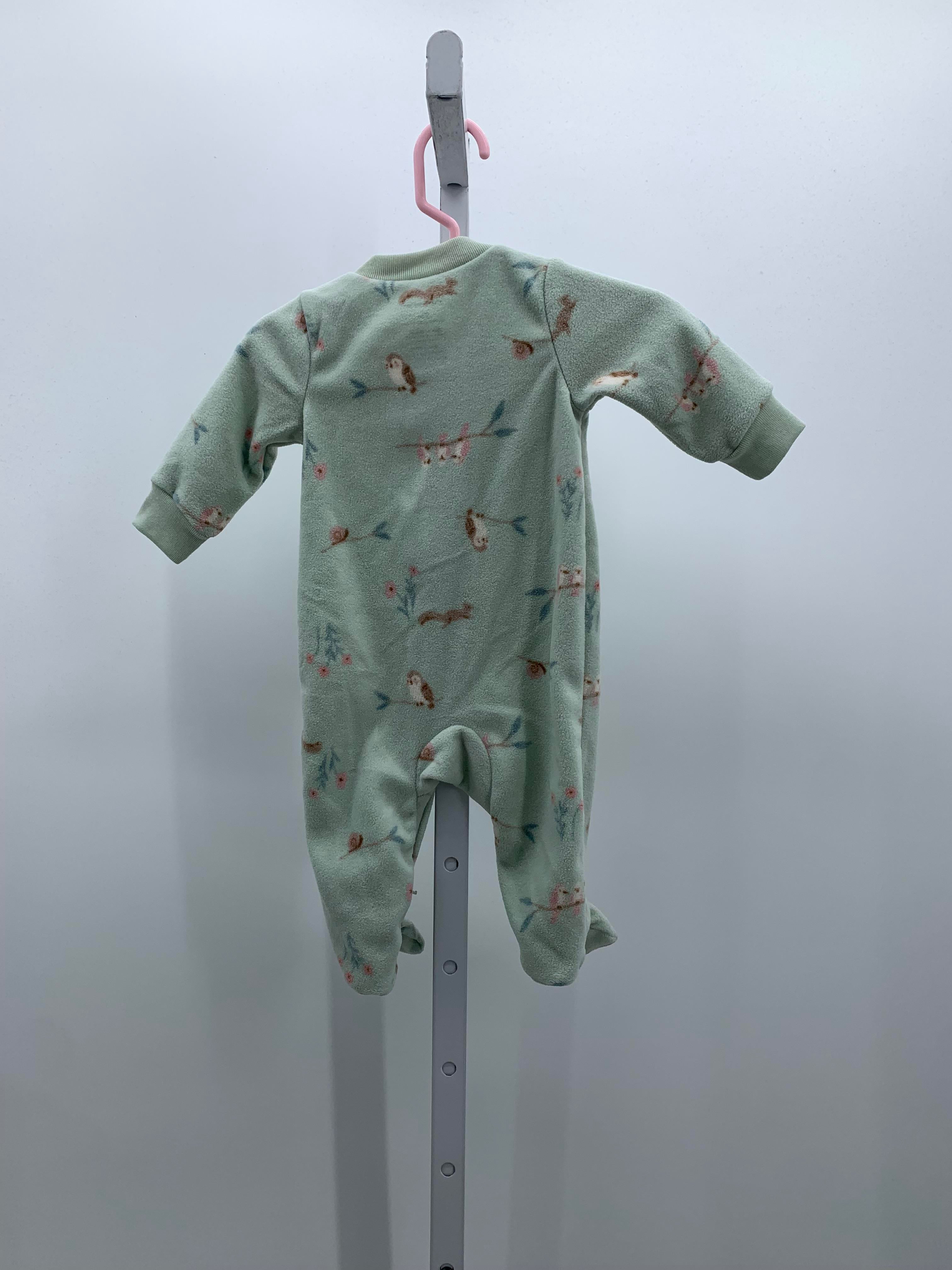 Carters Size 3 Months Girls Long Slv. Romper