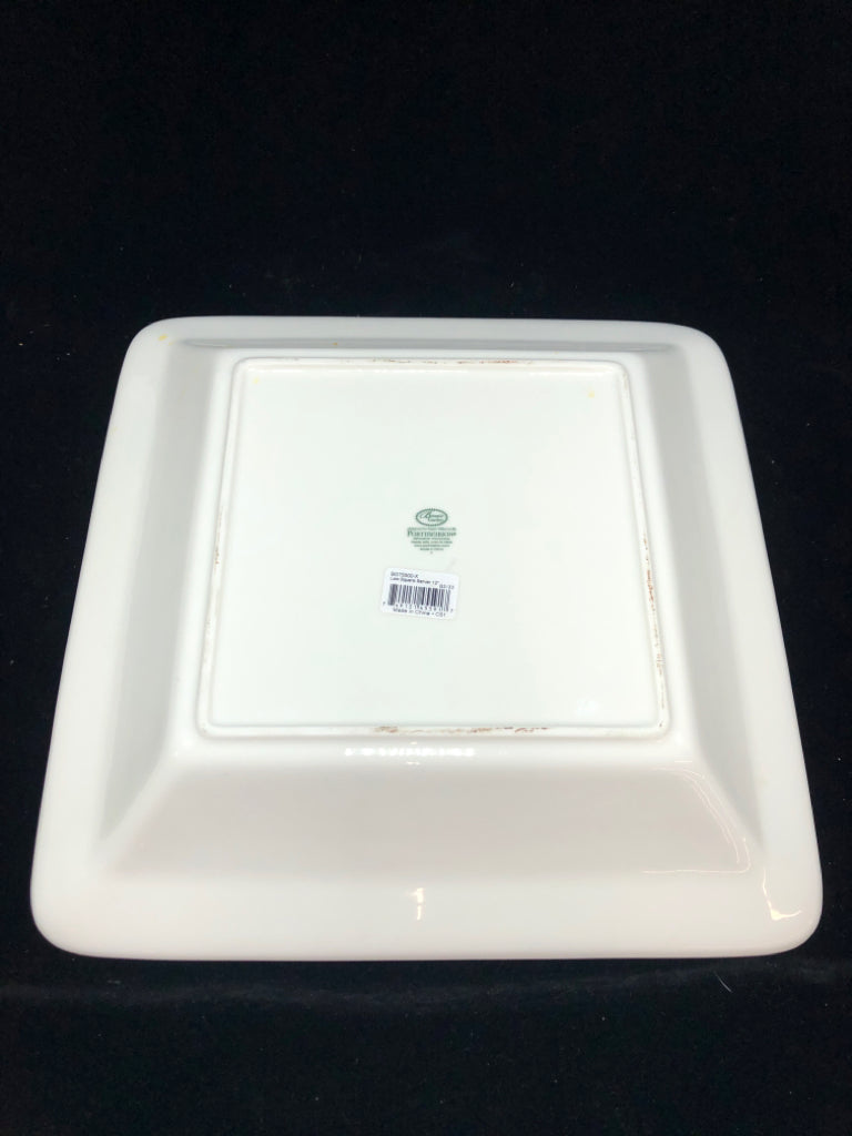 SQUARE BOTANIC SERVING DISH BOWL.