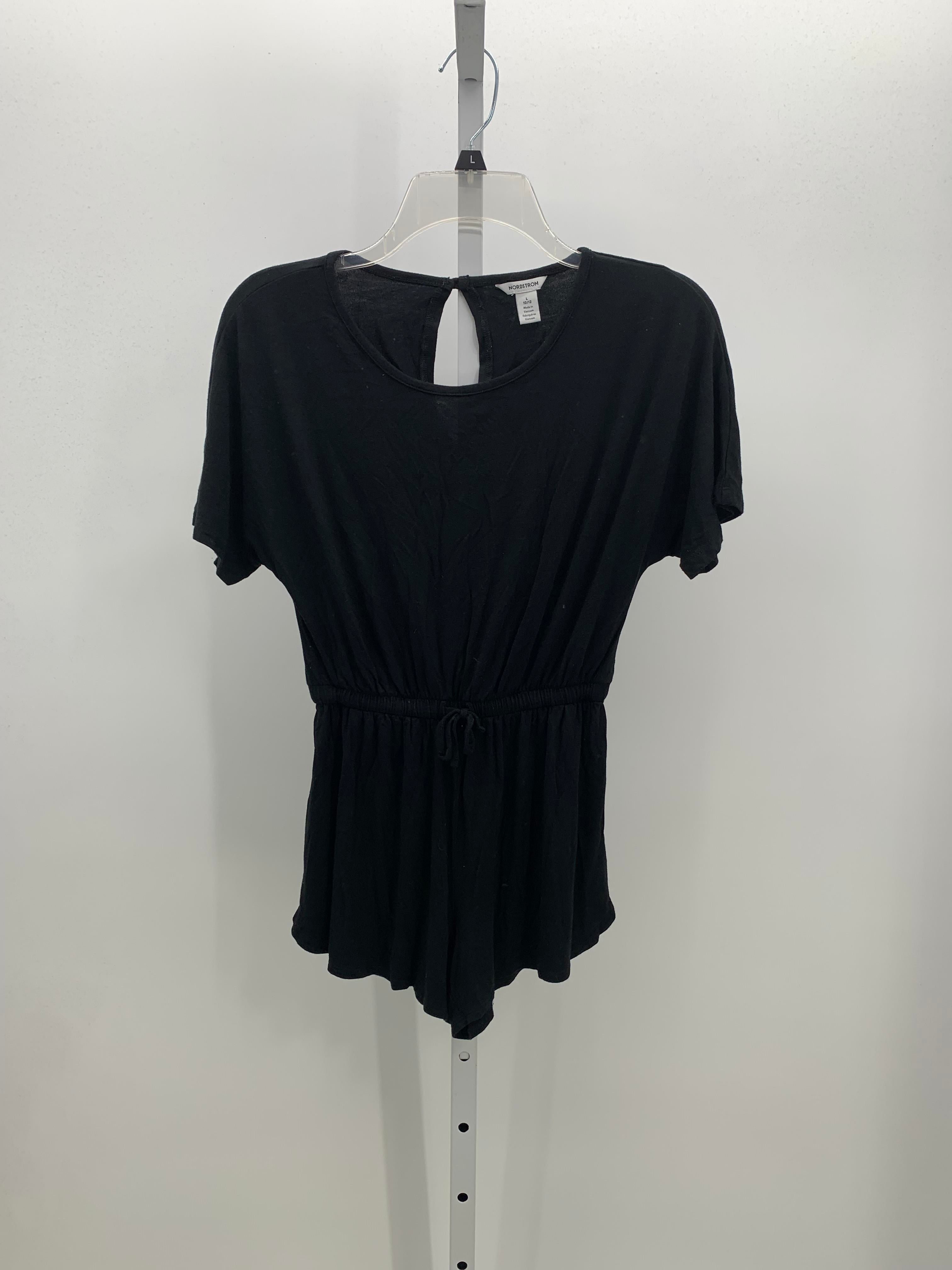 Nordstrom Size 10-12 Girls Short Slv. Romper