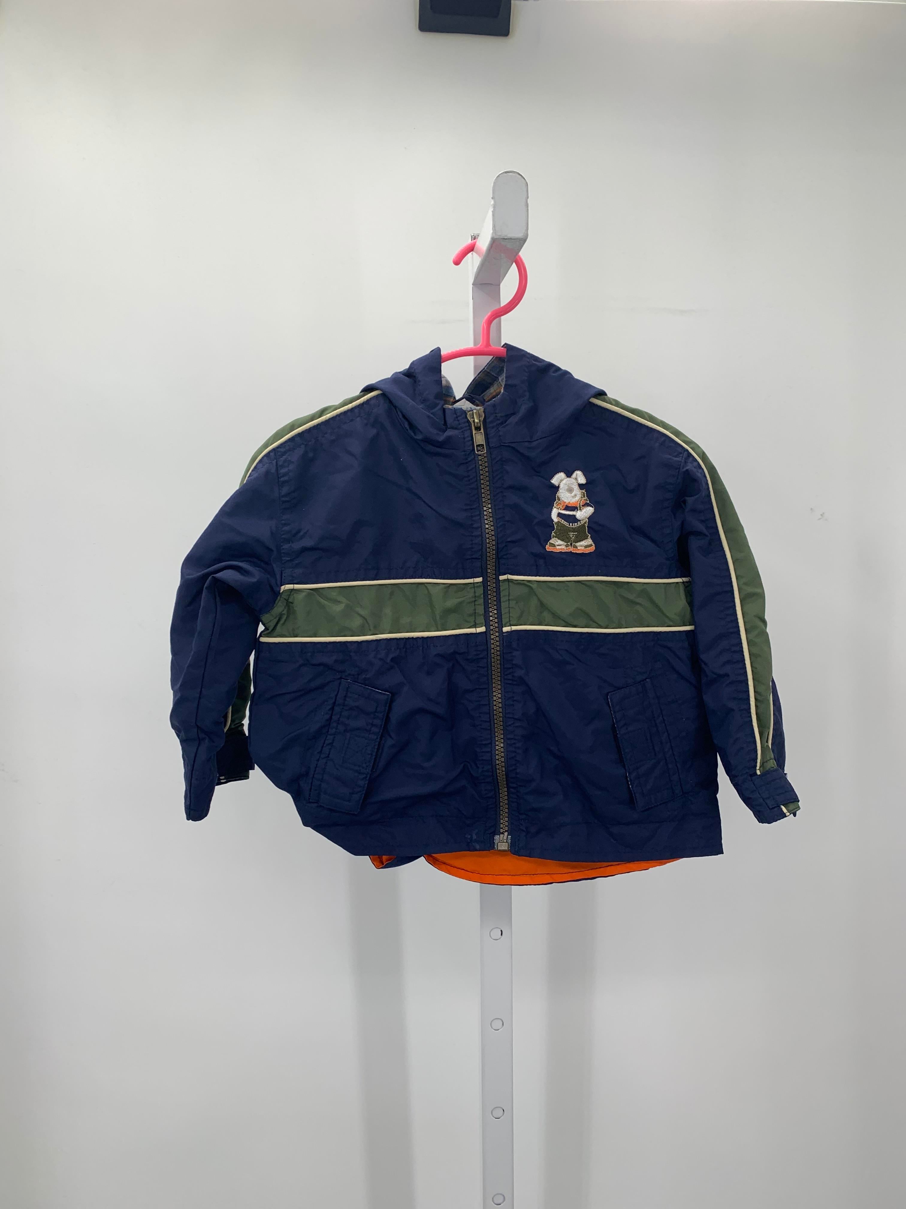 GREEN HOODED ZIP WINDBREAKER.