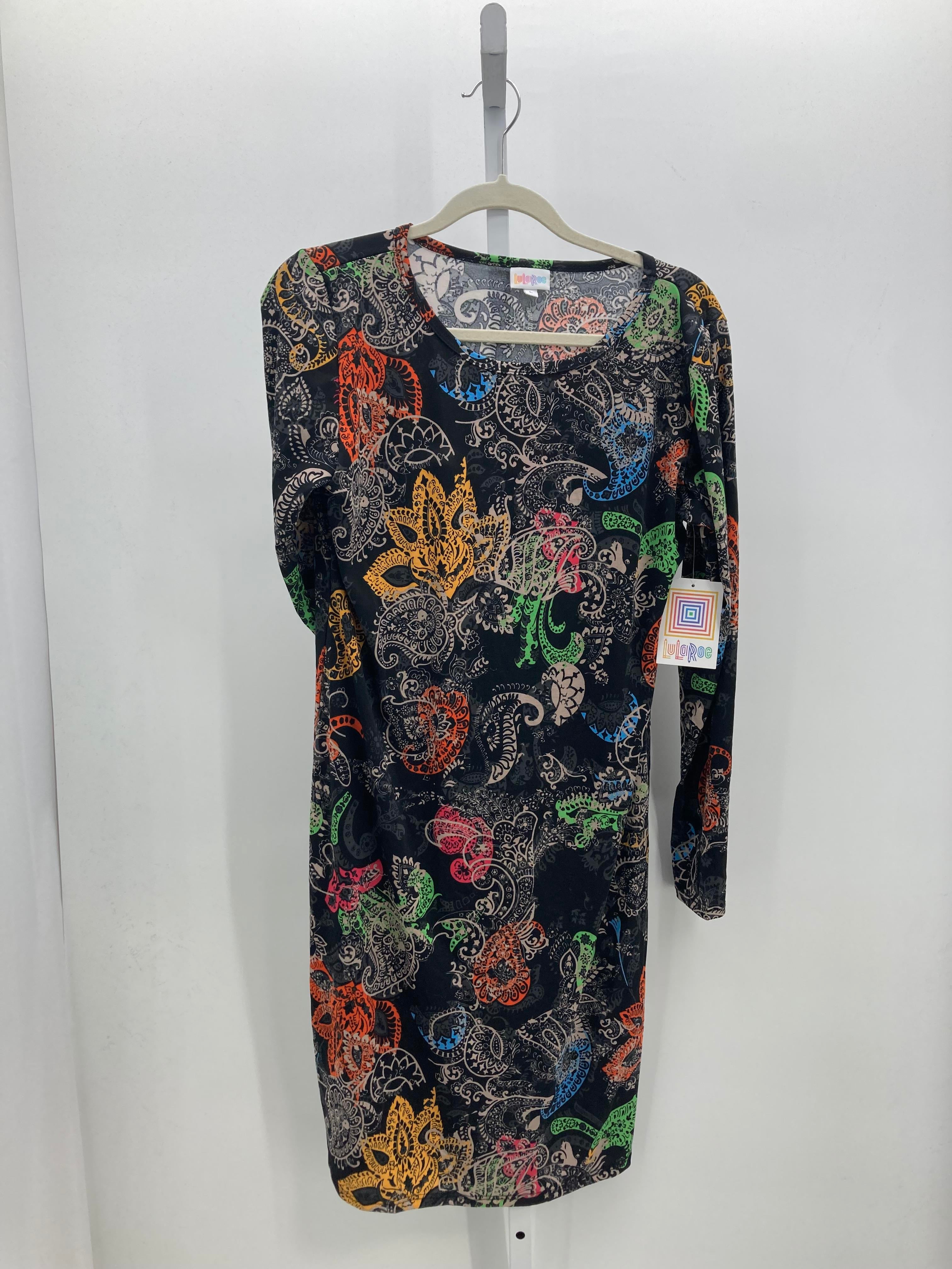 Lularoe Size Large Misses Long Sleeve Dress