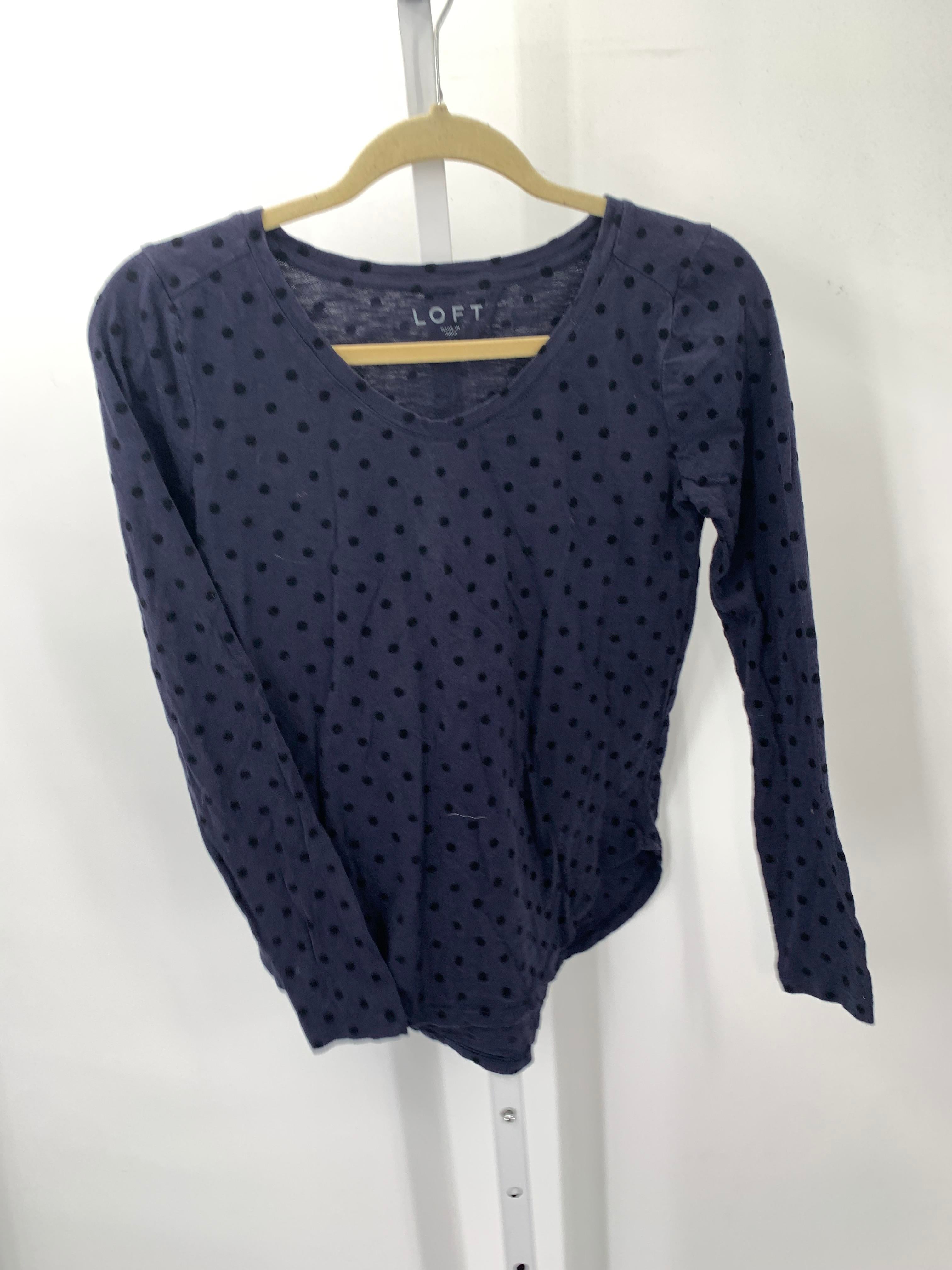 Loft Size X Small Misses Long Sleeve Shirt