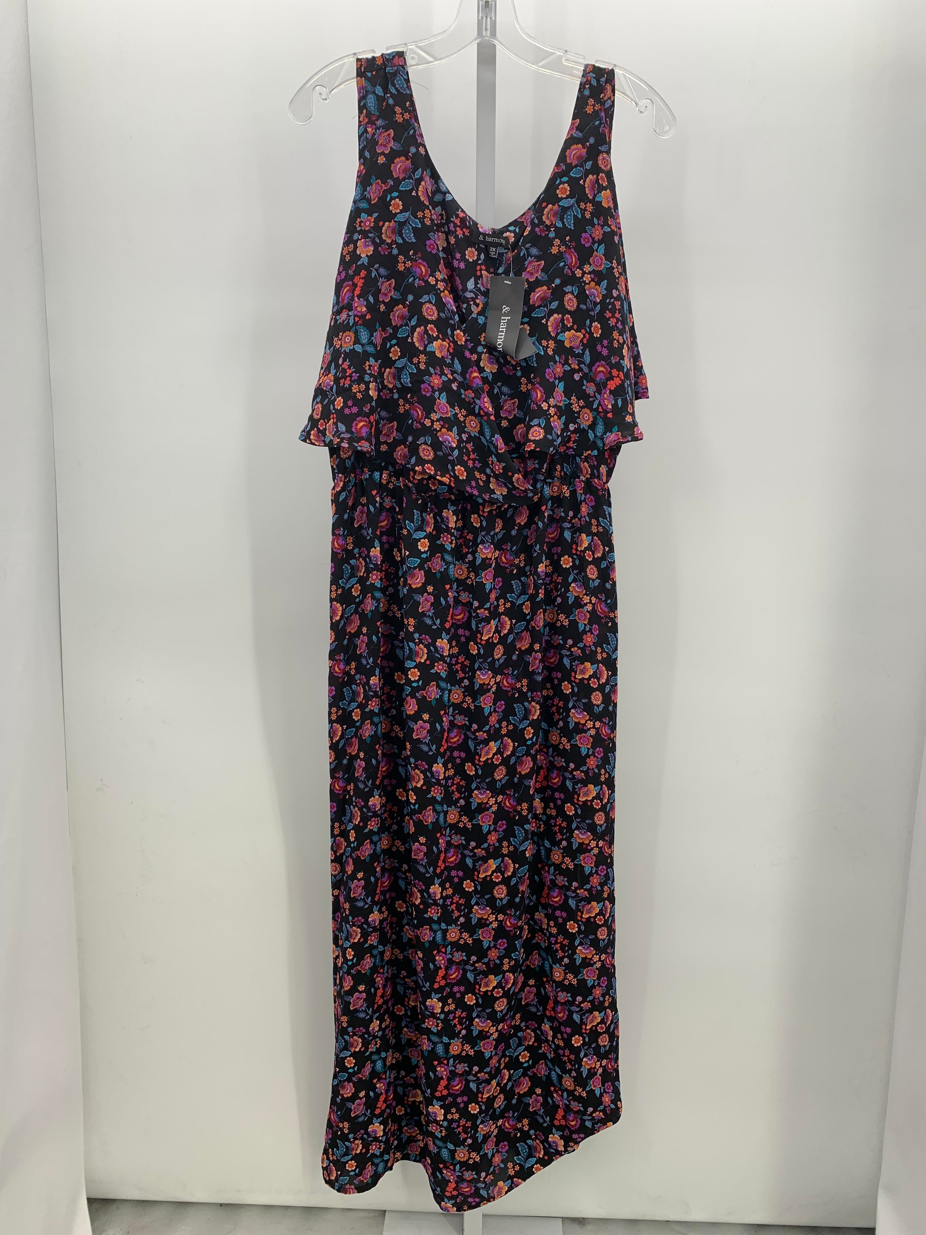 Size 2X Womens Sleeveless Dress