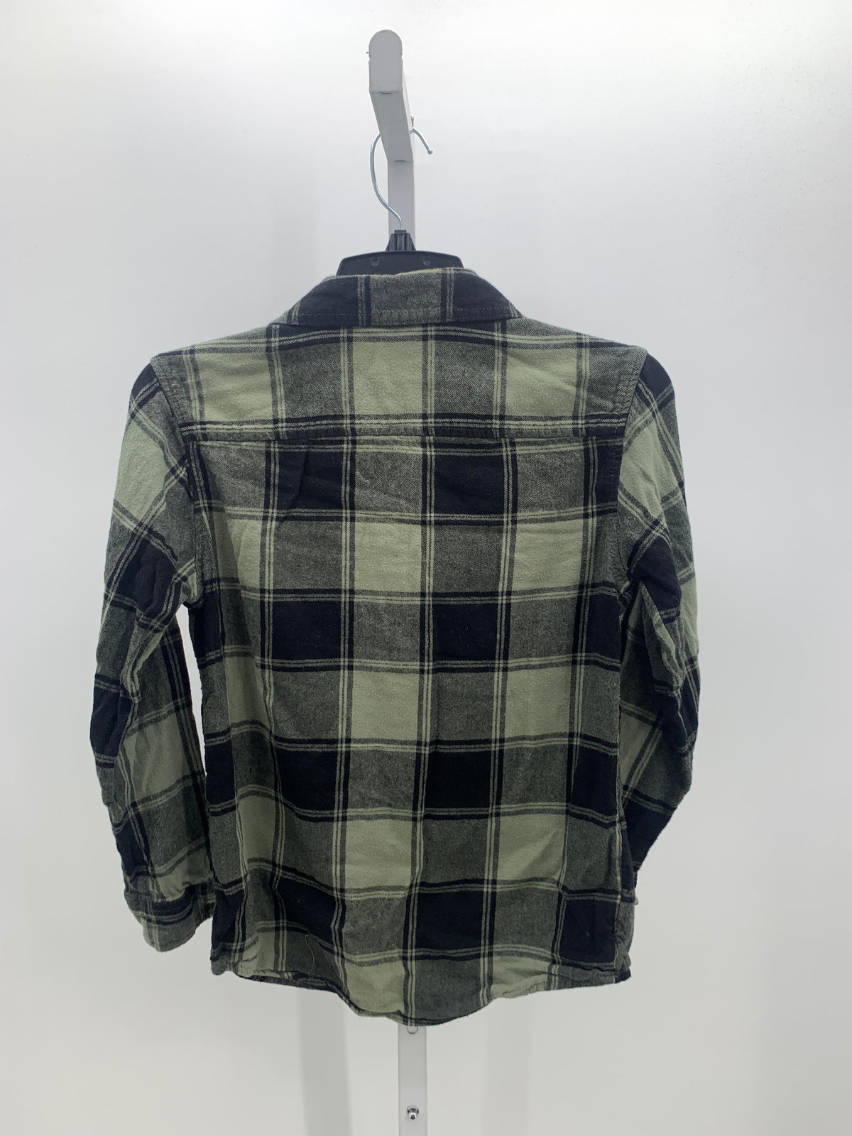BLACK PLAID BTN DOWN