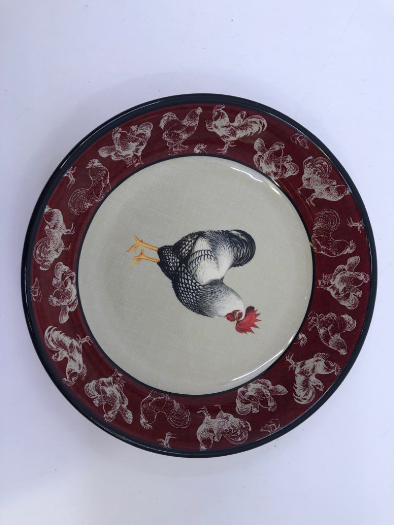 ROOSTER SERVING BOWL.