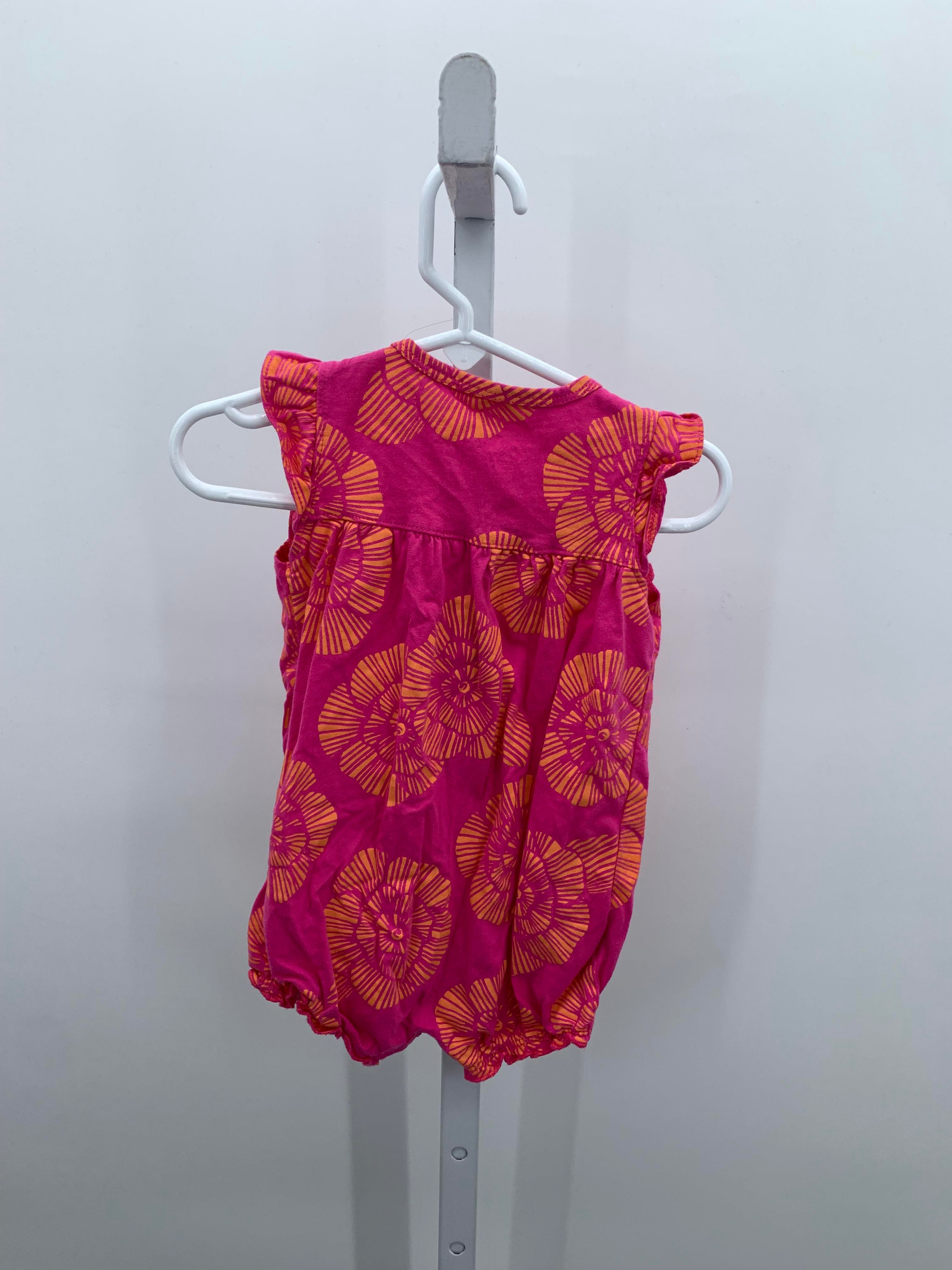 Carters Size 12 Months Girls Short Slv. Romper
