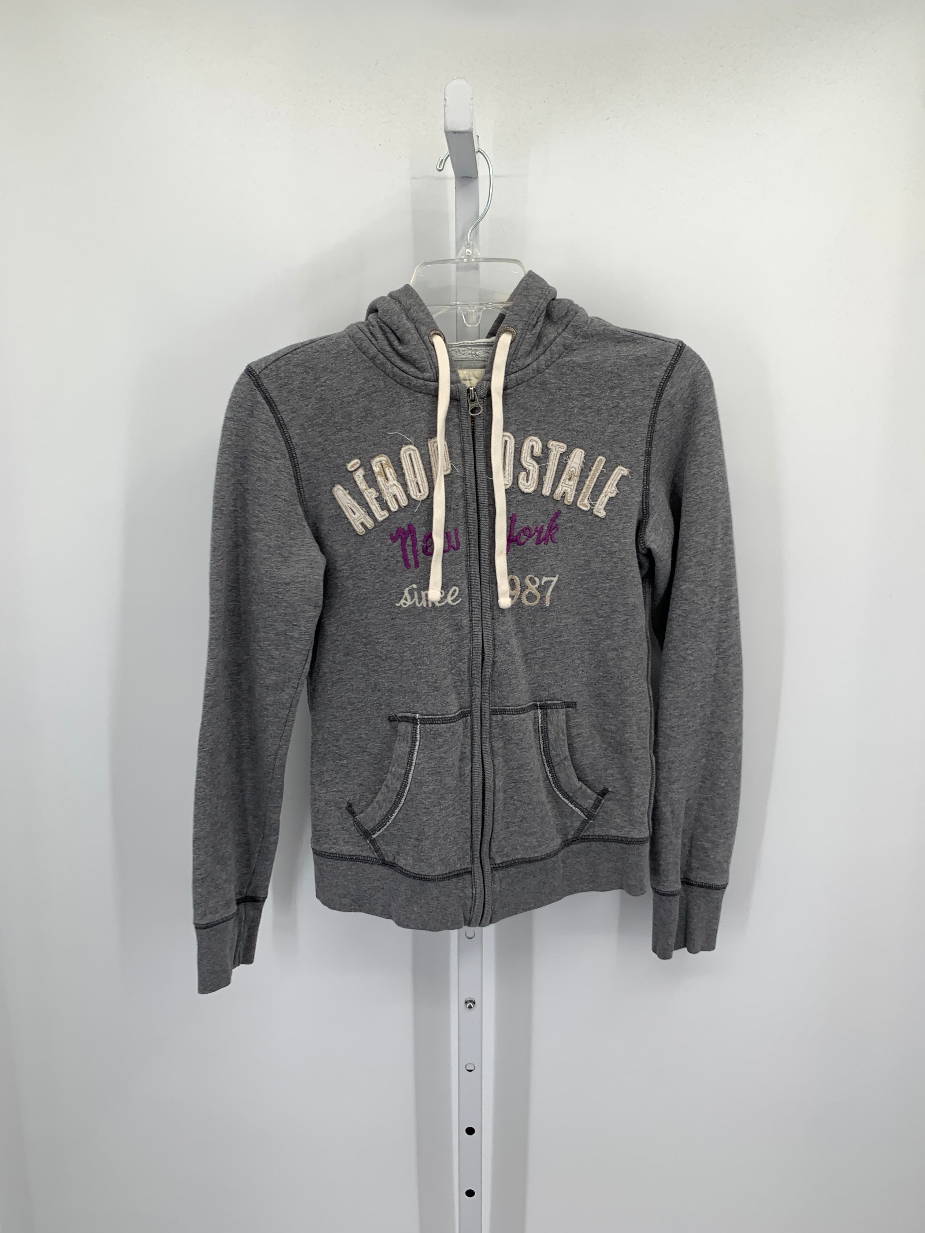 HOODED ZIP KNIT