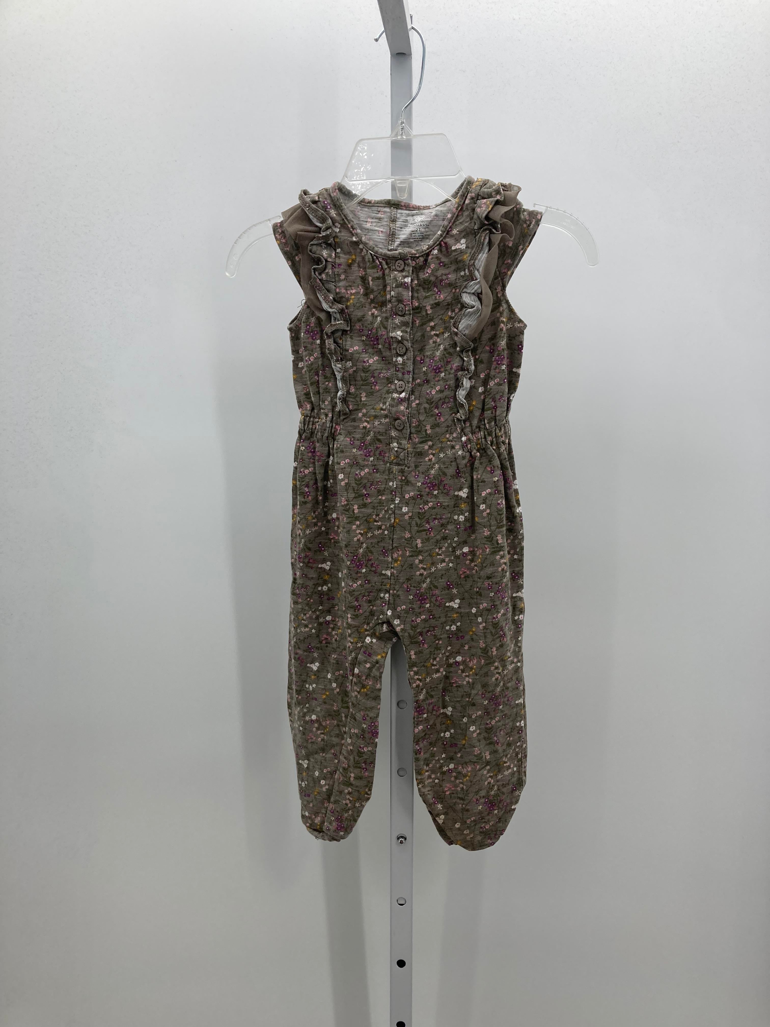 Koala Kids Size 2T Girls Sleeveless Romper