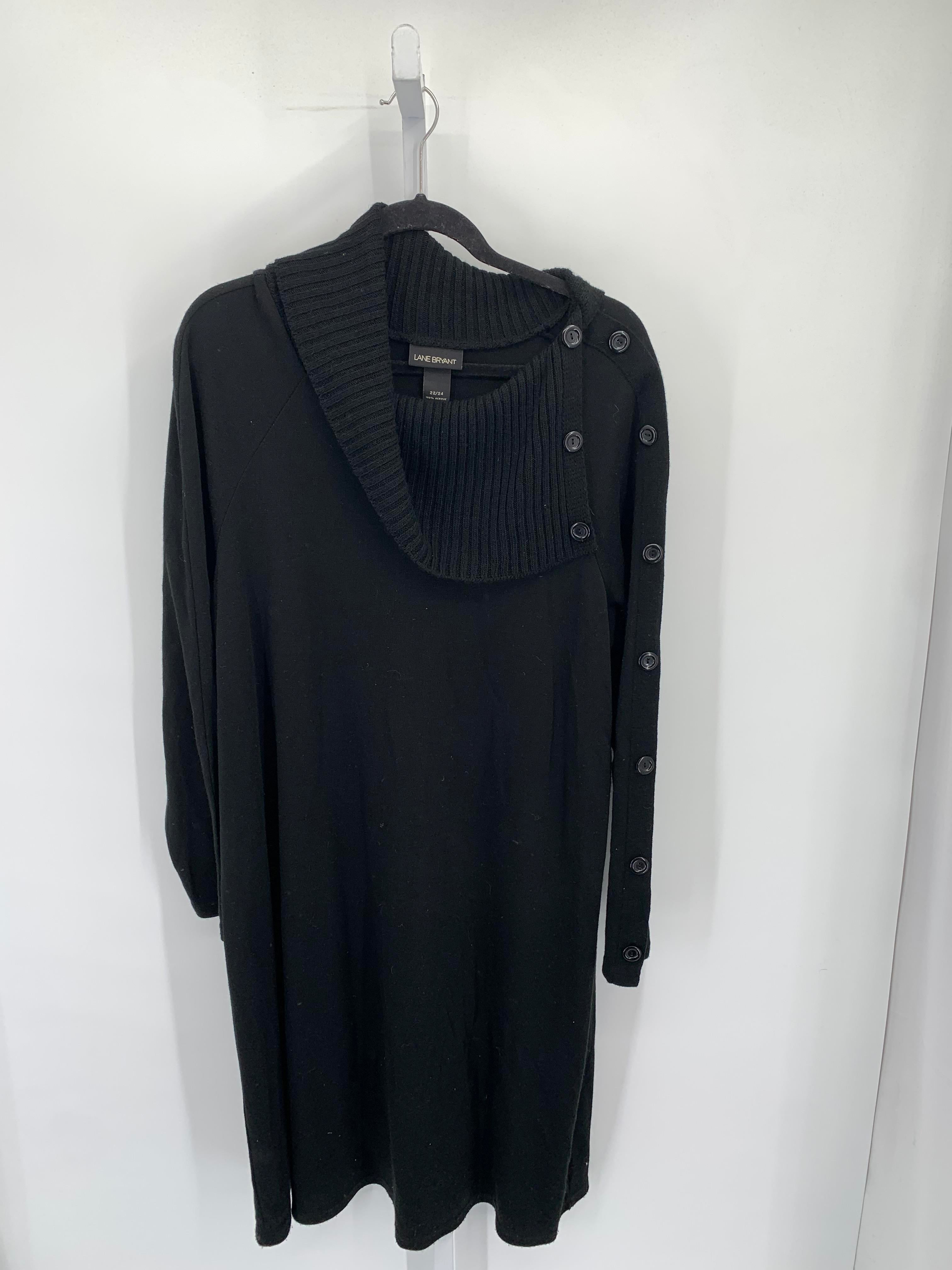 Lane Bryant Size 22/24 W Womens Long Sleeve Dress