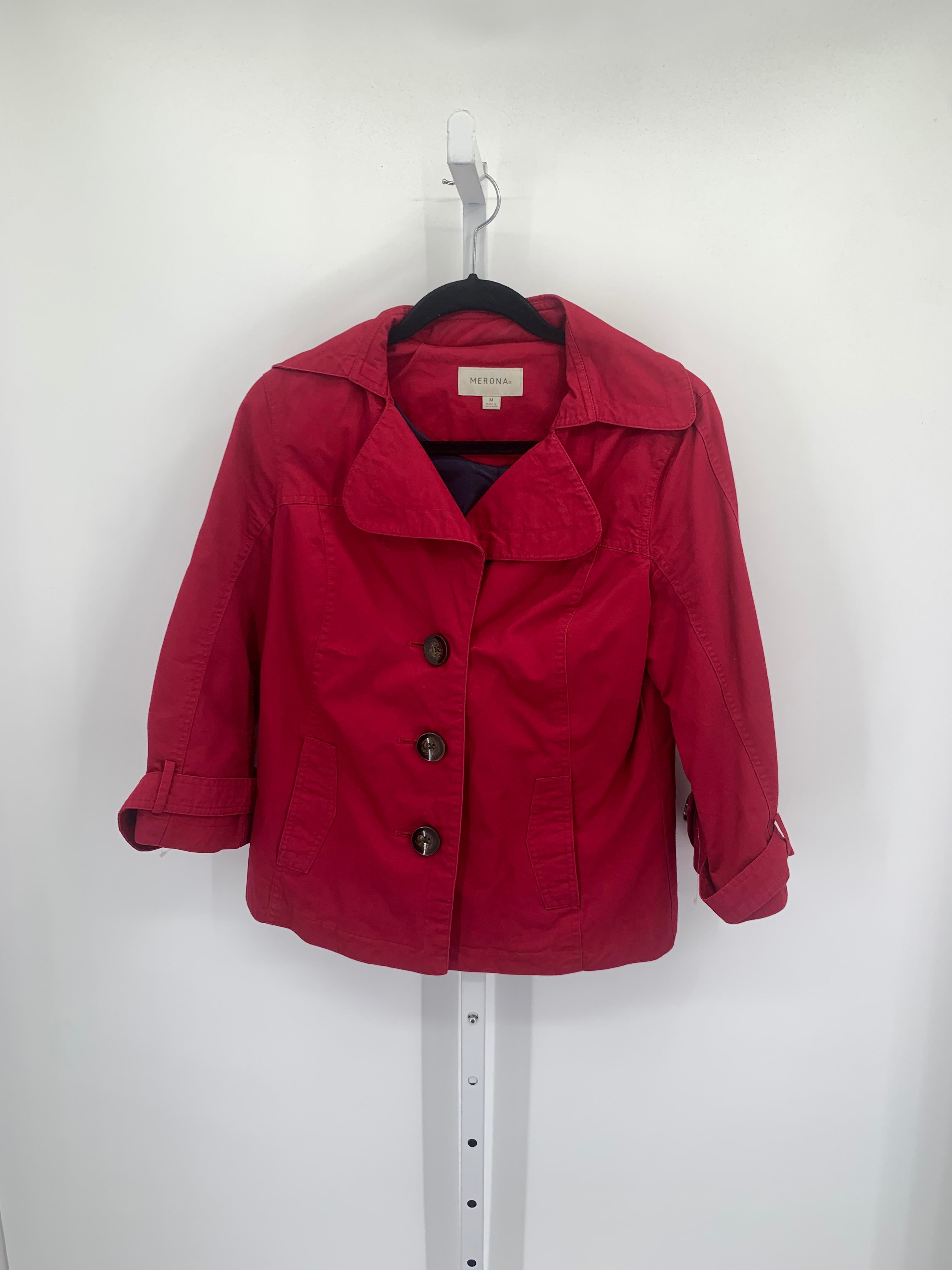 Merona Size Medium Misses Lightweight Jacket