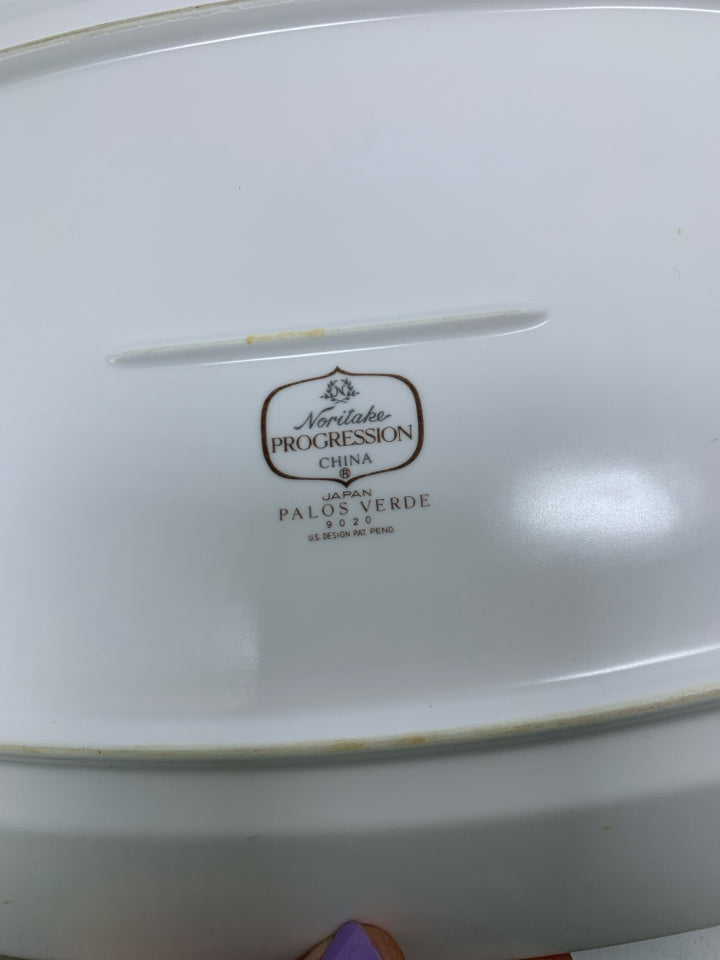 VTG PROGRESSION PALOS VERDE PATTERN RECTANGLE W/ ROUNDED CORNERS PLATTER.