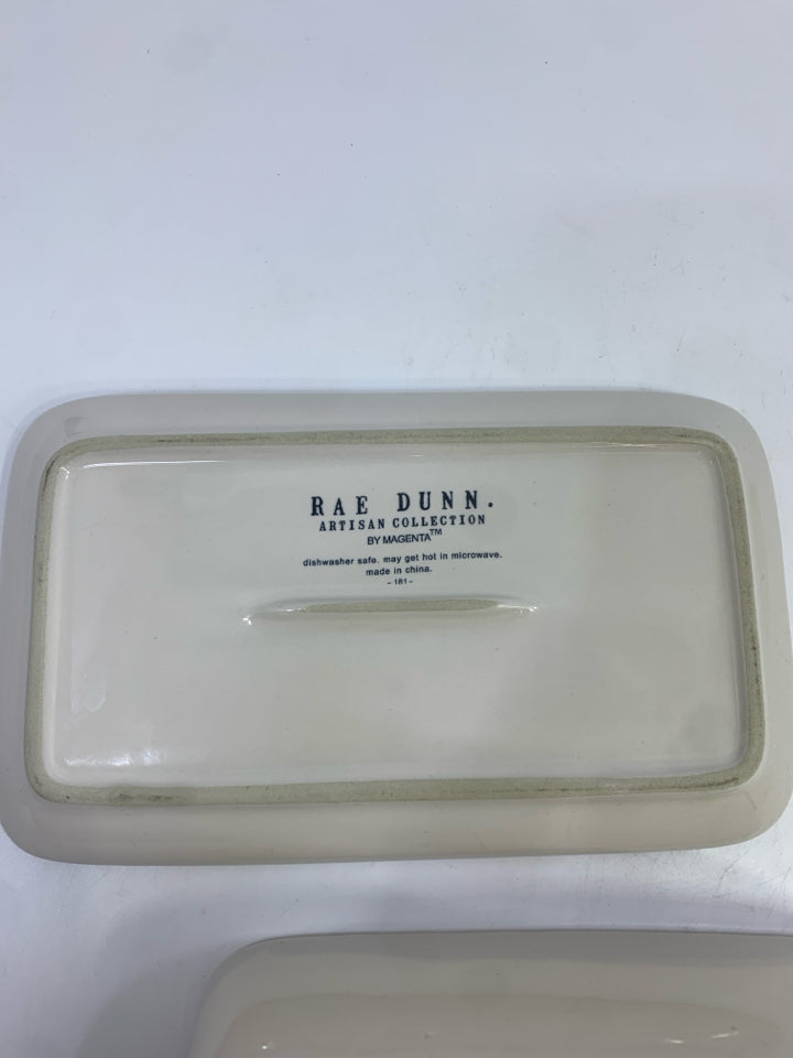 "SPREAD" BUTTER DISH.
