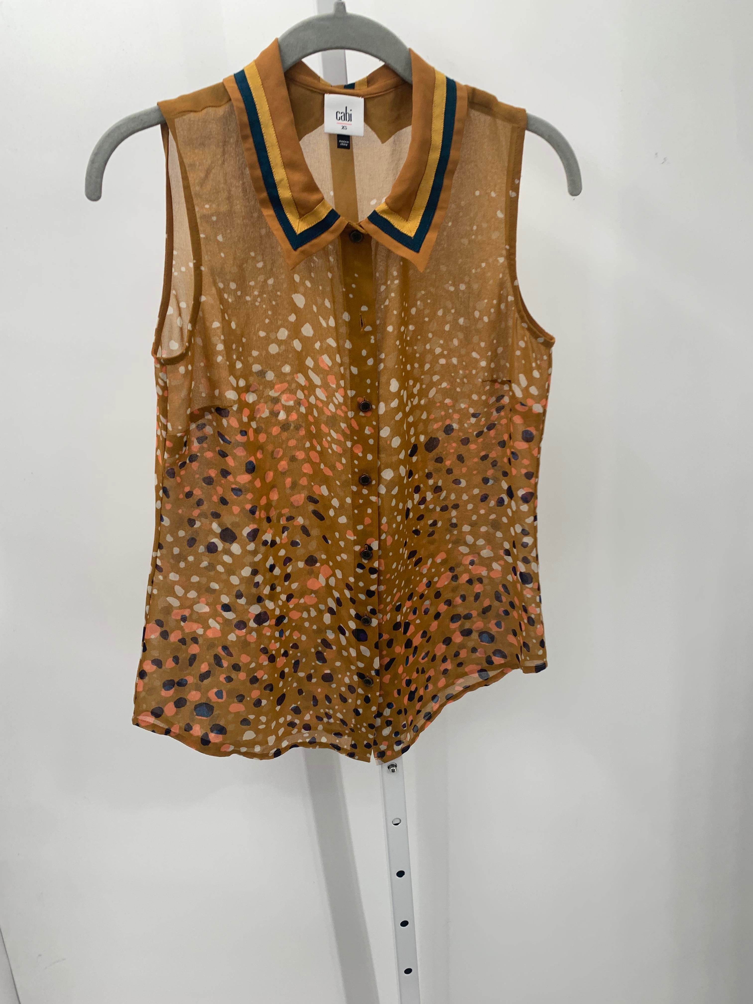 Cabi Size X Small Misses Sleeveless Shirt