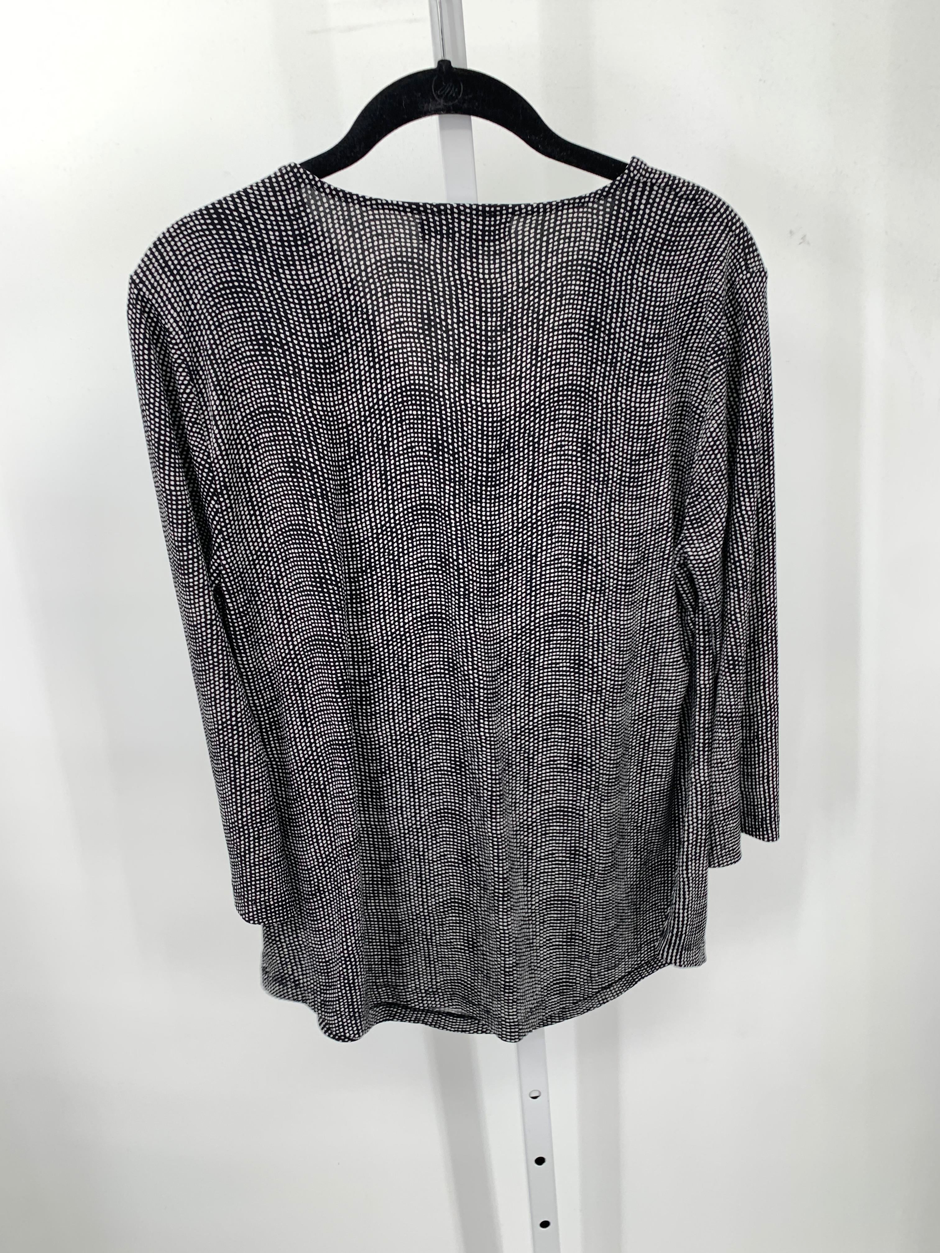 Liz Claiborne Size Large Petite Petite 3/4 Sleeve Shirt