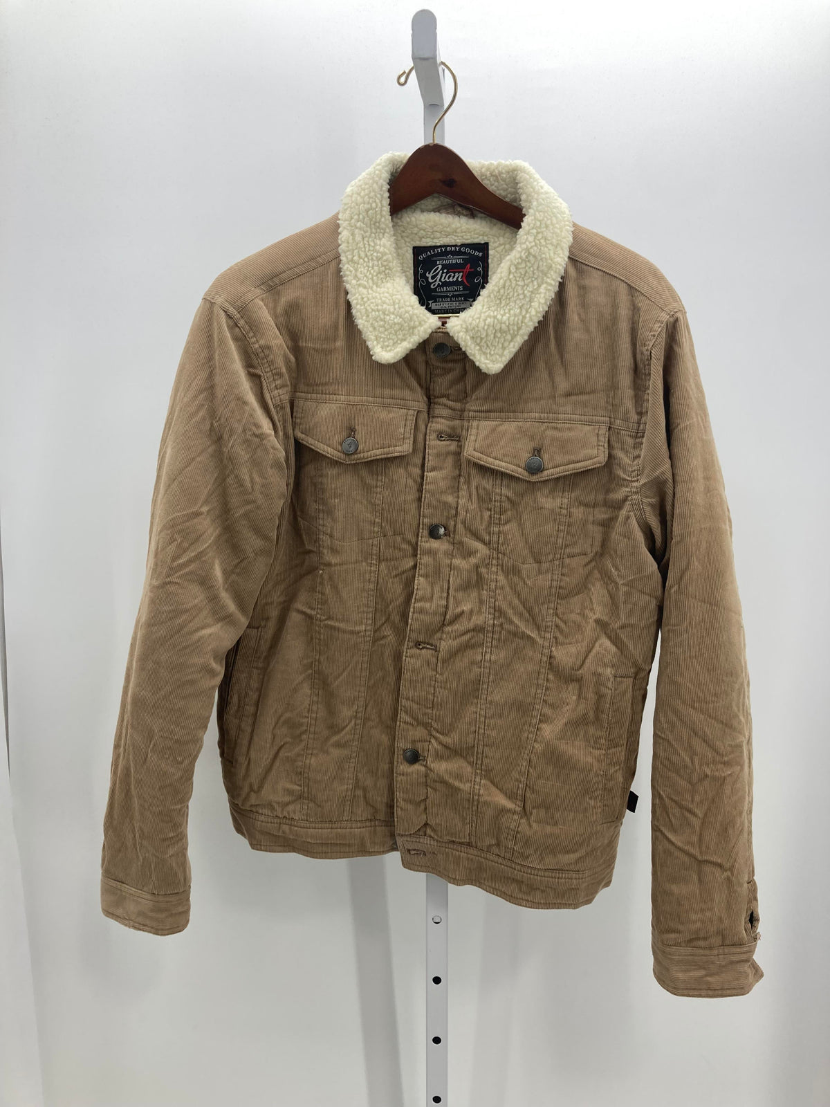 SHERPA LINED SNAPS JACKET.