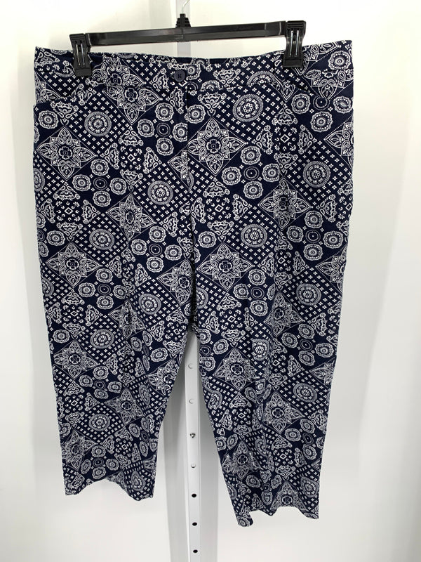 Talbots Size 16 Misses Cropped Pants