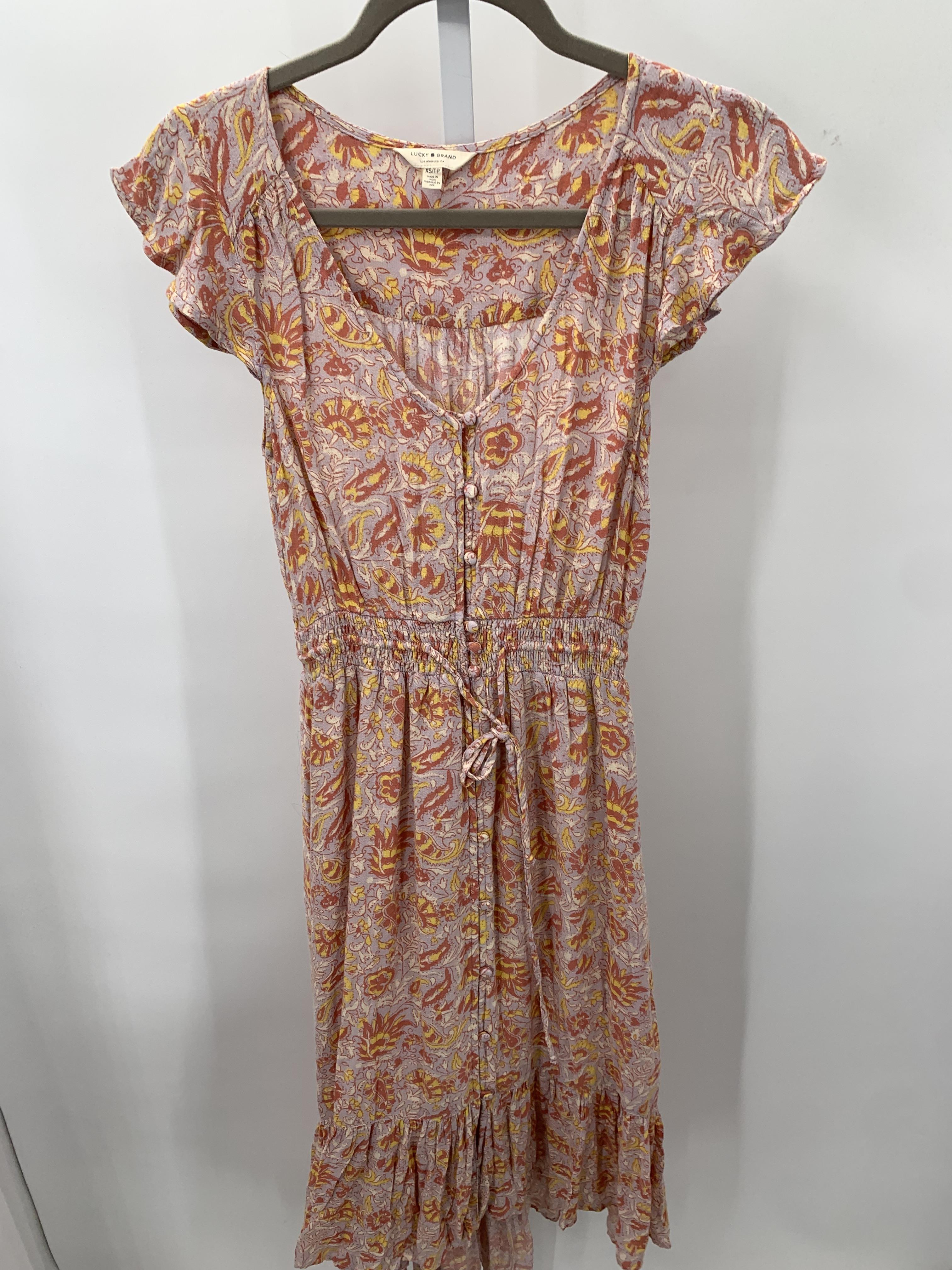 Lucy & Fiona Size X Small Misses Short Sleeve Dress