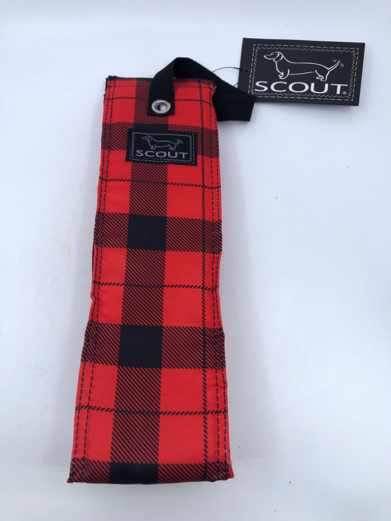 RED CHECKERED WINE BAG SCOUT.