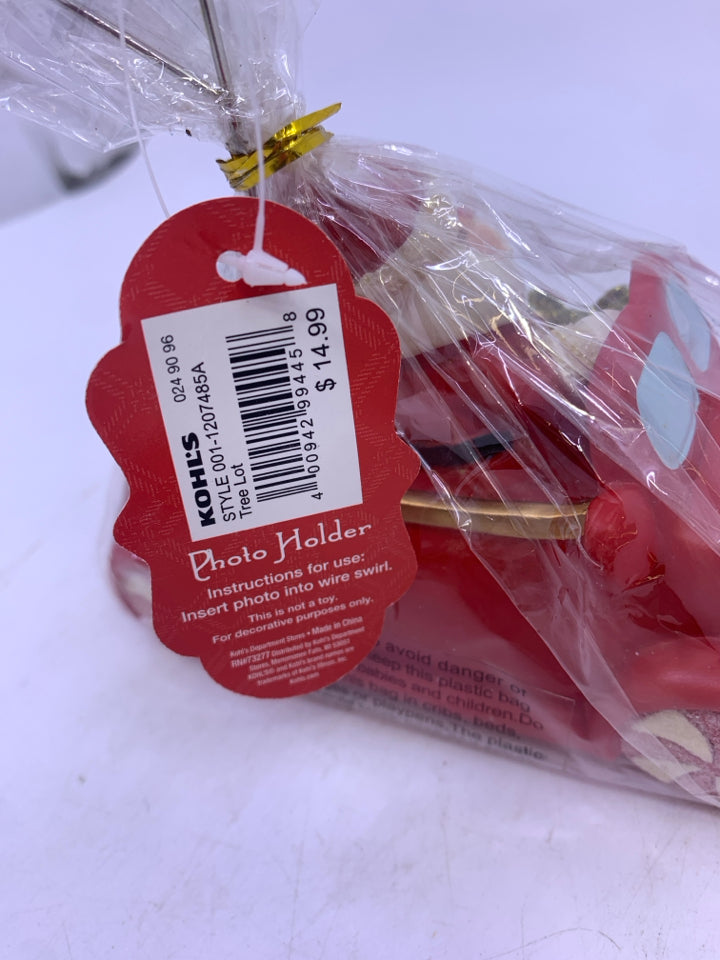 SANTA COUNTDOWN PHOTO CLIP HOLDER.