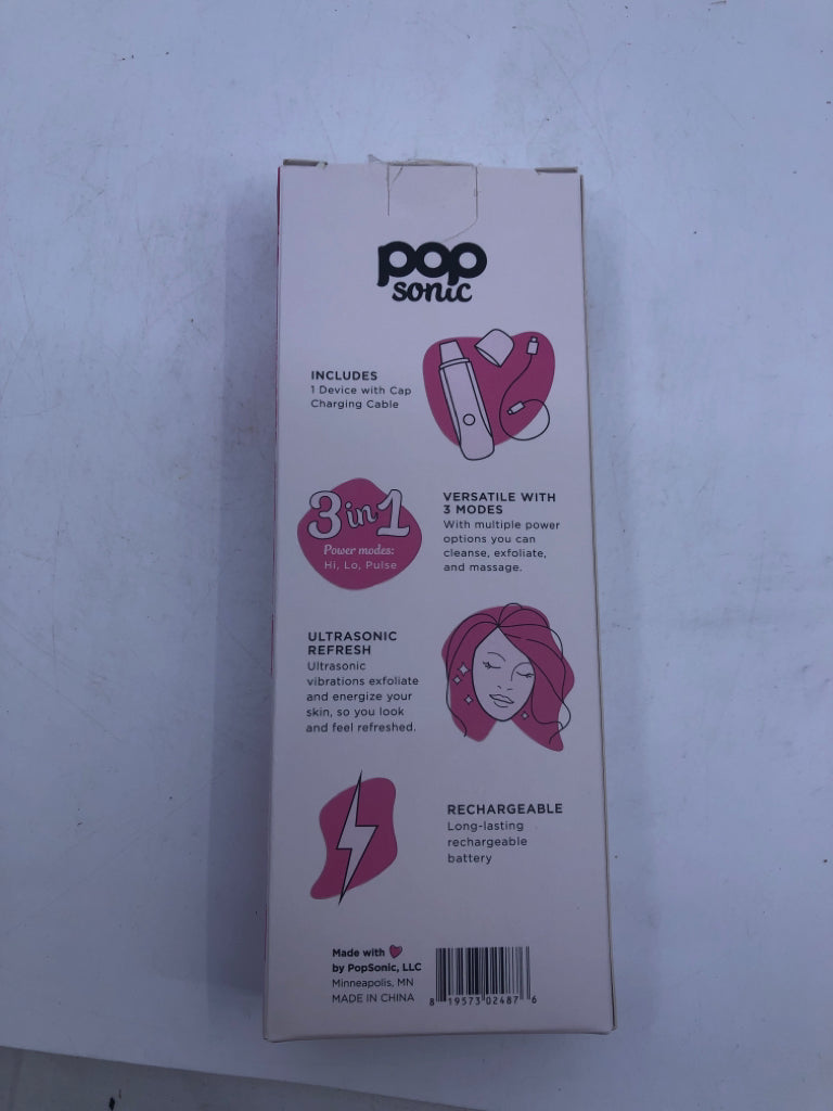 NIB ULTRASONIC EXFOLIATION DEVICE PINK MARBLE.