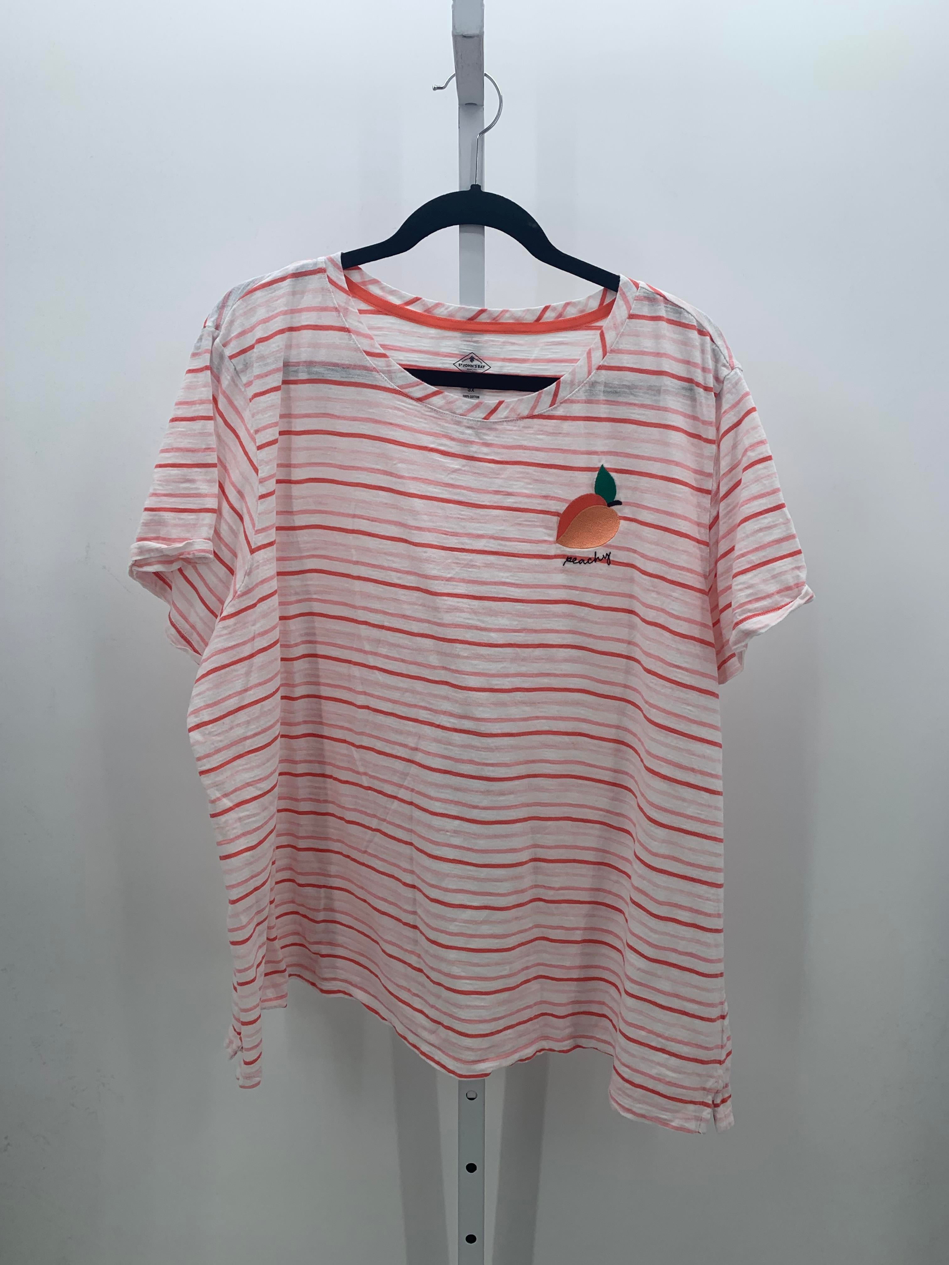 St. Johns Bay Size 3X Womens Short Sleeve Shirt