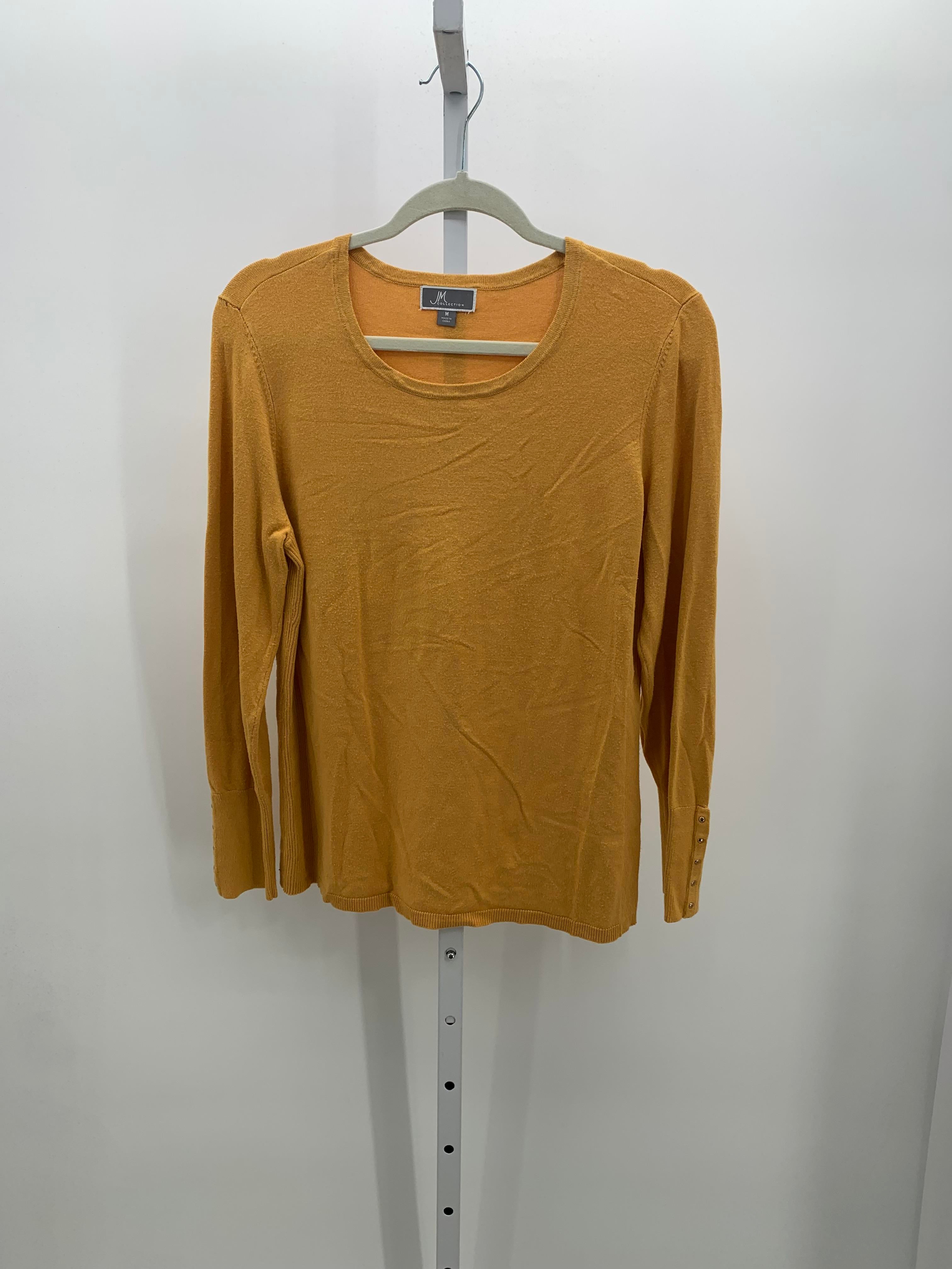 JM Collection Size Medium Misses Long Slv Sweater