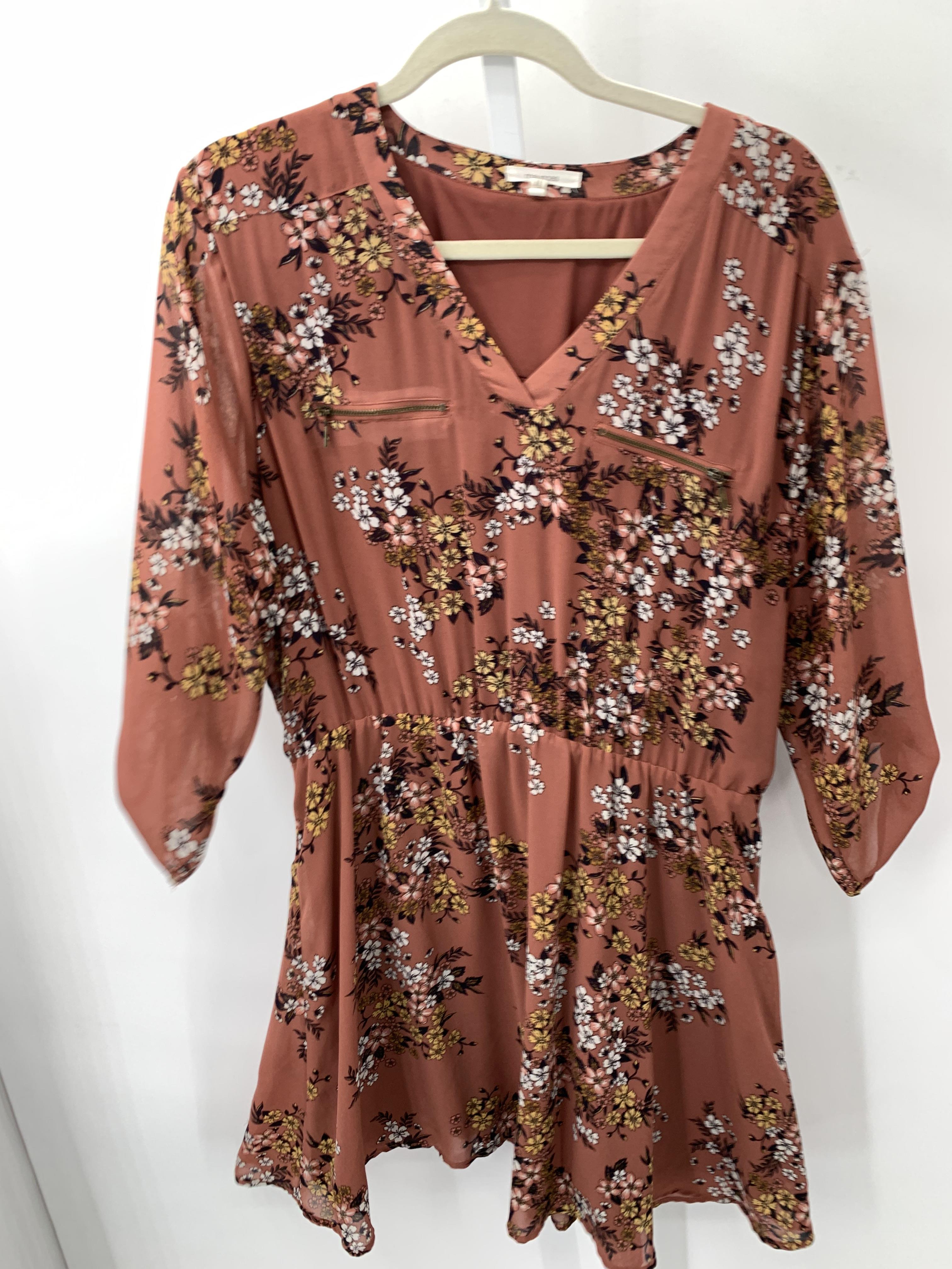 Maurices Size XXL Misses 3/4 Sleeve Dress