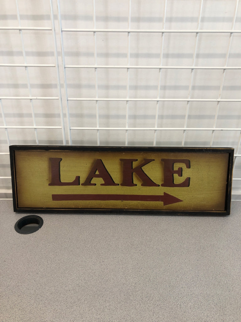 WOOD LAKE SIGN.