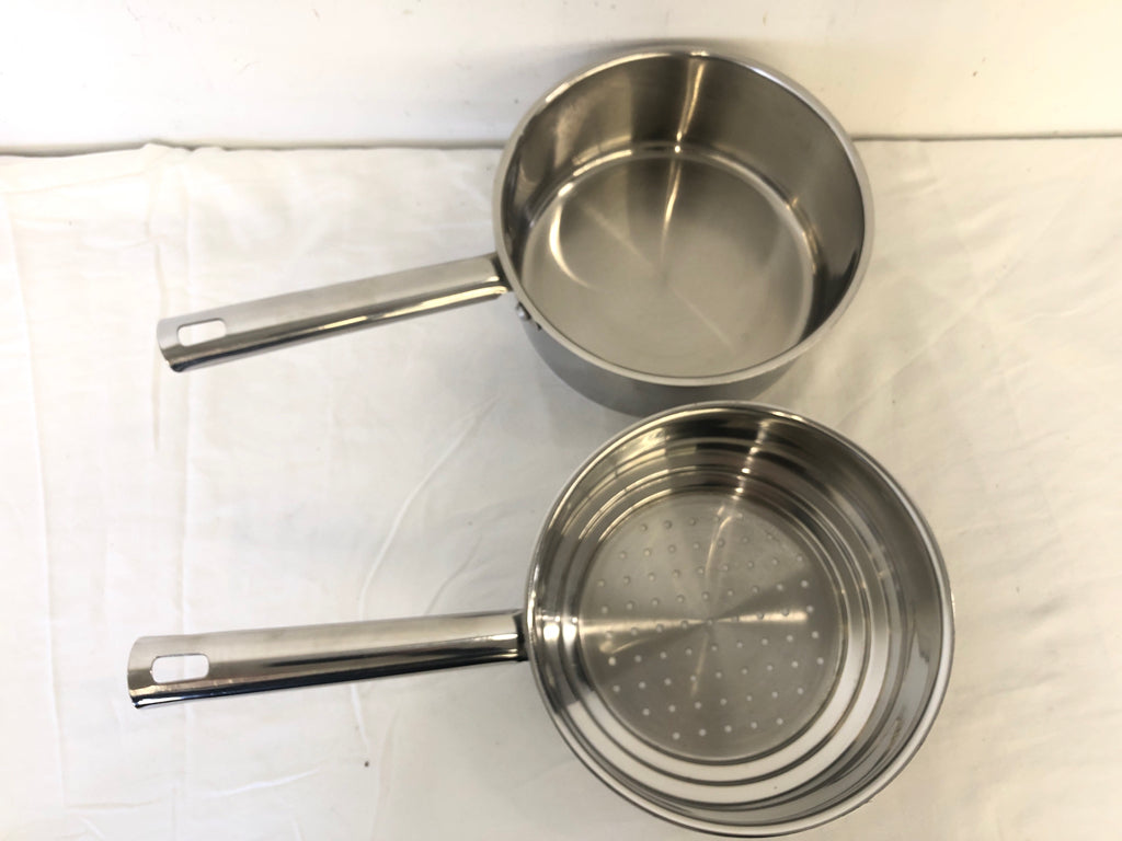 WOLFGANG PUCK 3pc STEAMER PAN.