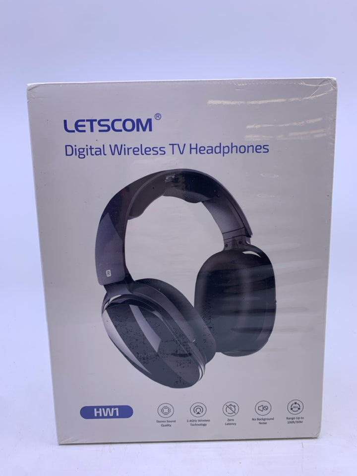 NIB DIGITAL WIRELESS TV HEADPHONES HW1