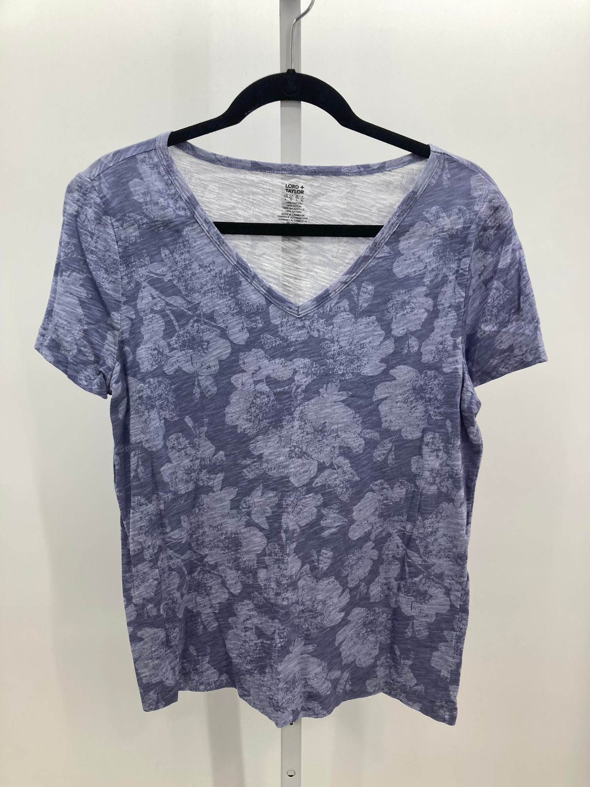 Lord & Taylor Size Large Misses Short Sleeve Shirt