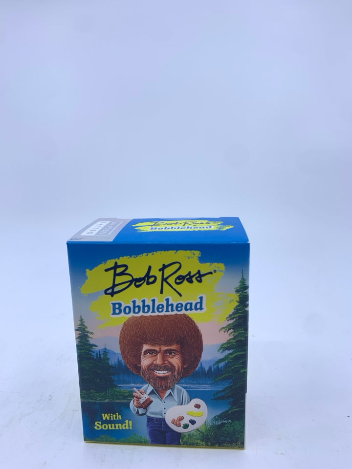 NIB BOB ROSS BOBBLE HEAD.