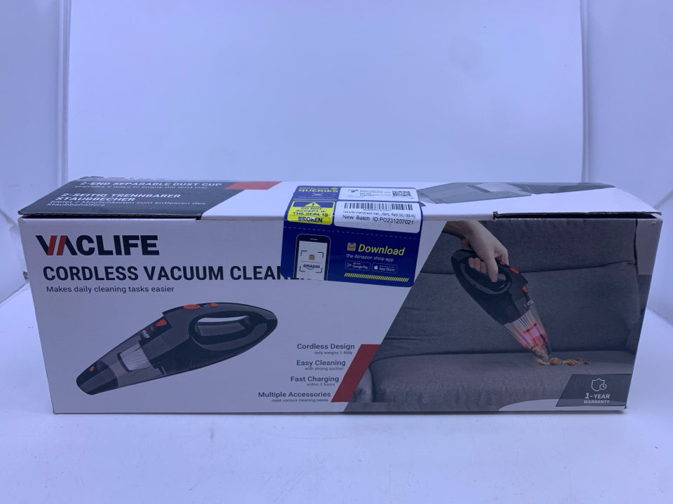NIB CORDLESS VACUUM CLEANER.