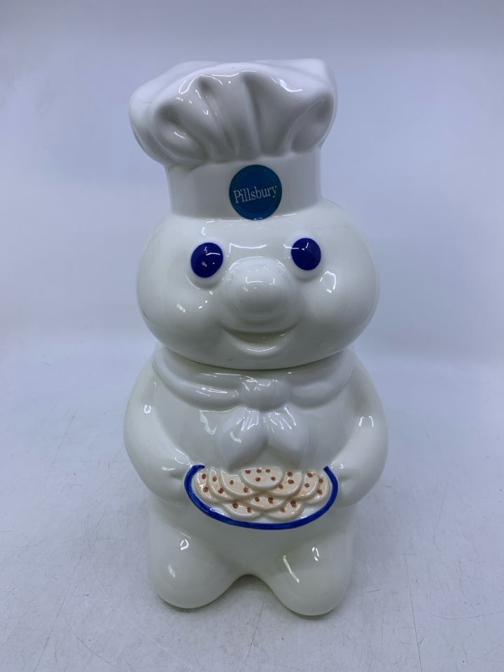 VTG PILLSBURY DOUGHBOY CERAMIC COOKIE JAR 1997 BENJAMIN & MEDWIN.