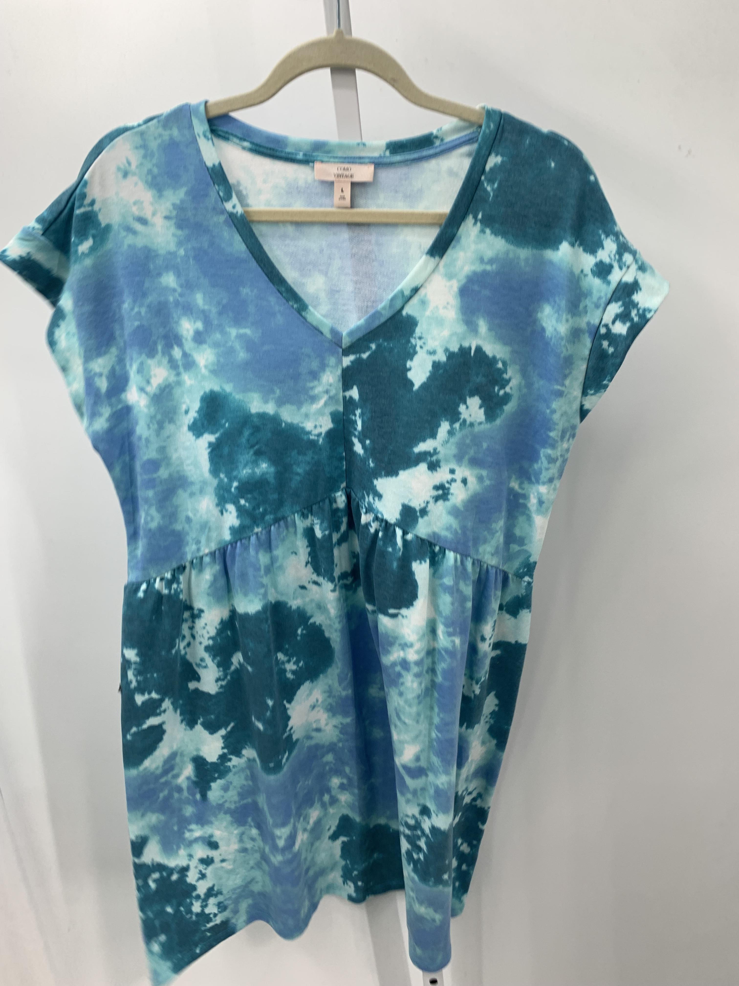 Size Large Misses Short Sleeve Dress