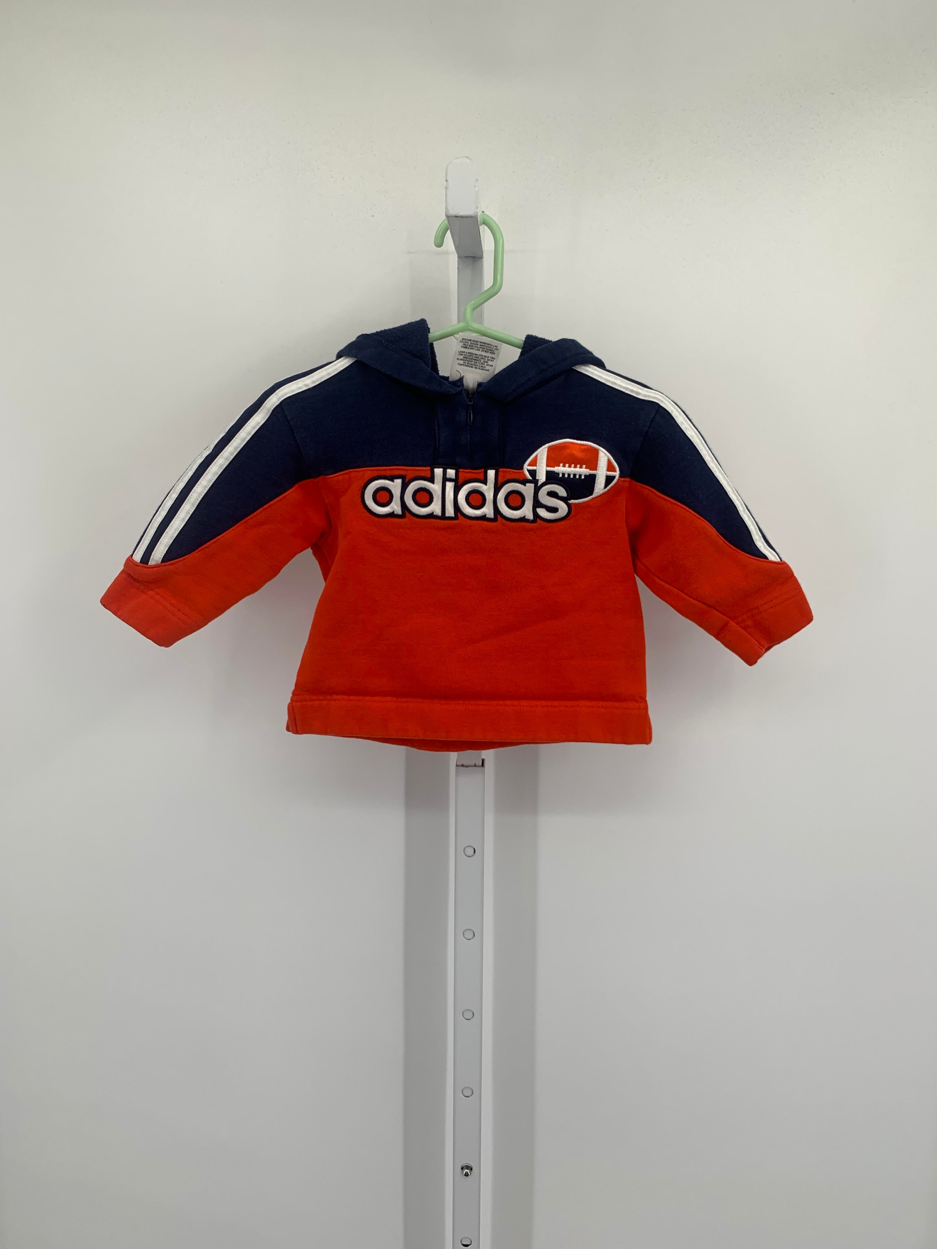 ORANGE FOOTBALL HOODED KNIT