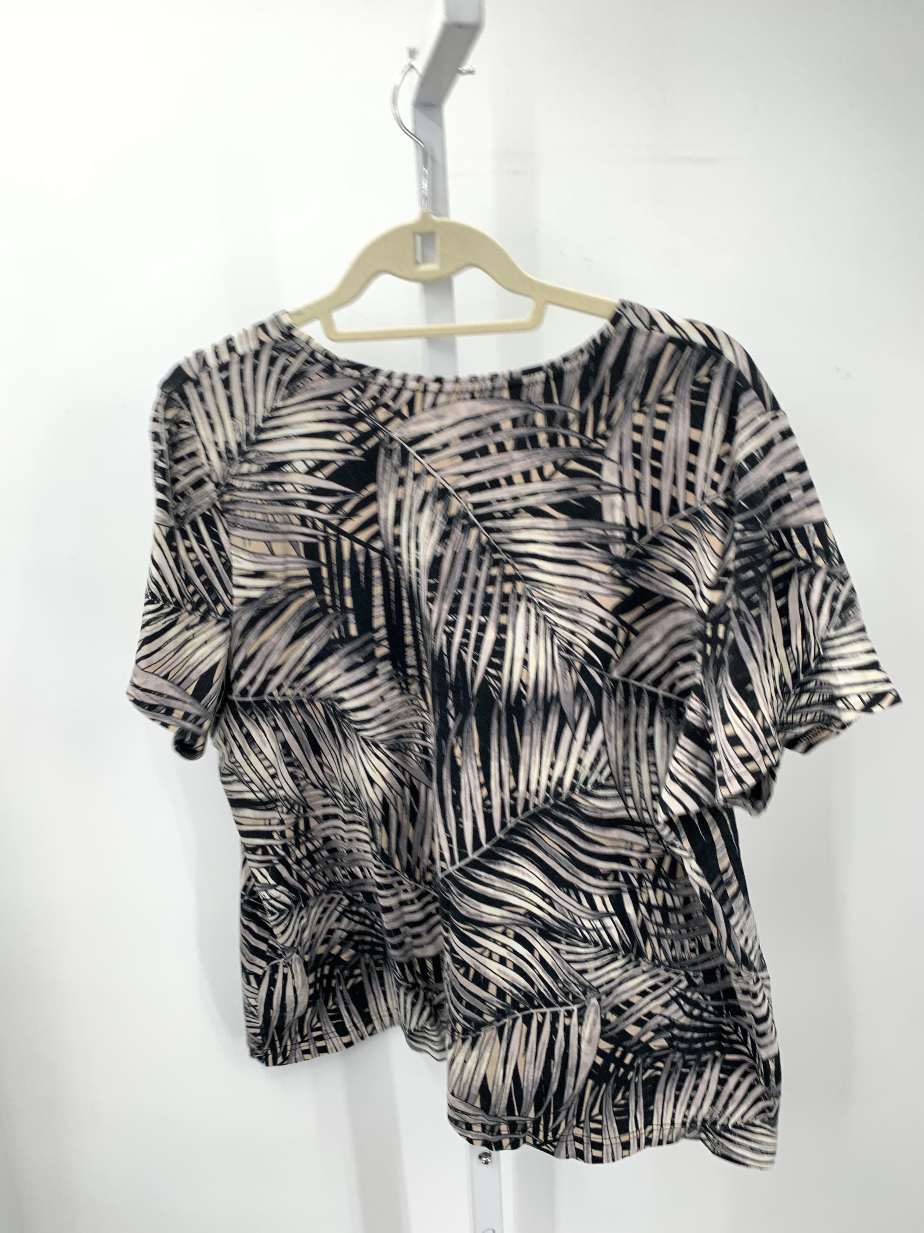 Croft & Barrow Size 2X Womens Short Sleeve Shirt