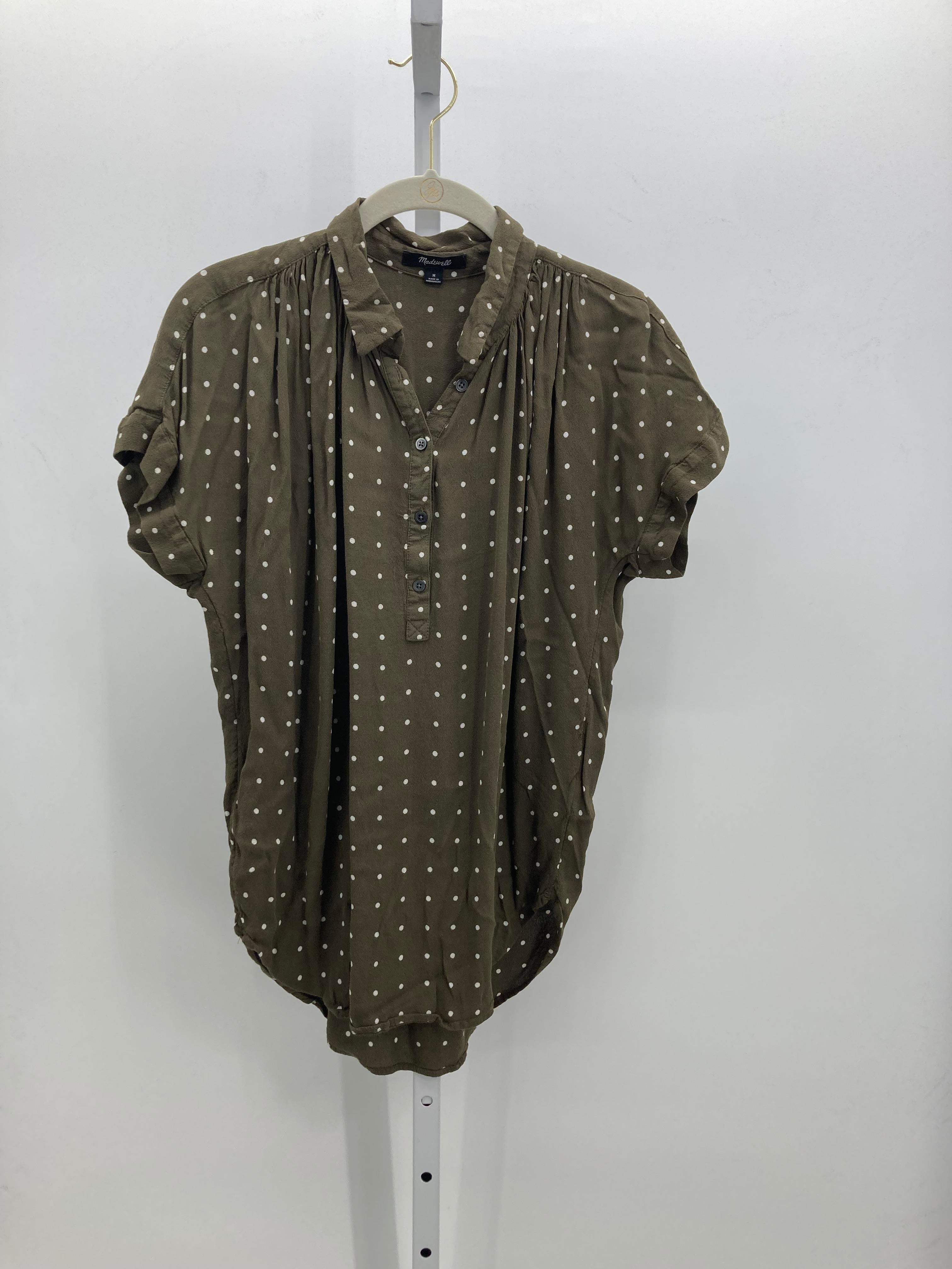Madewell Size Medium Misses Short Sleeve Shirt