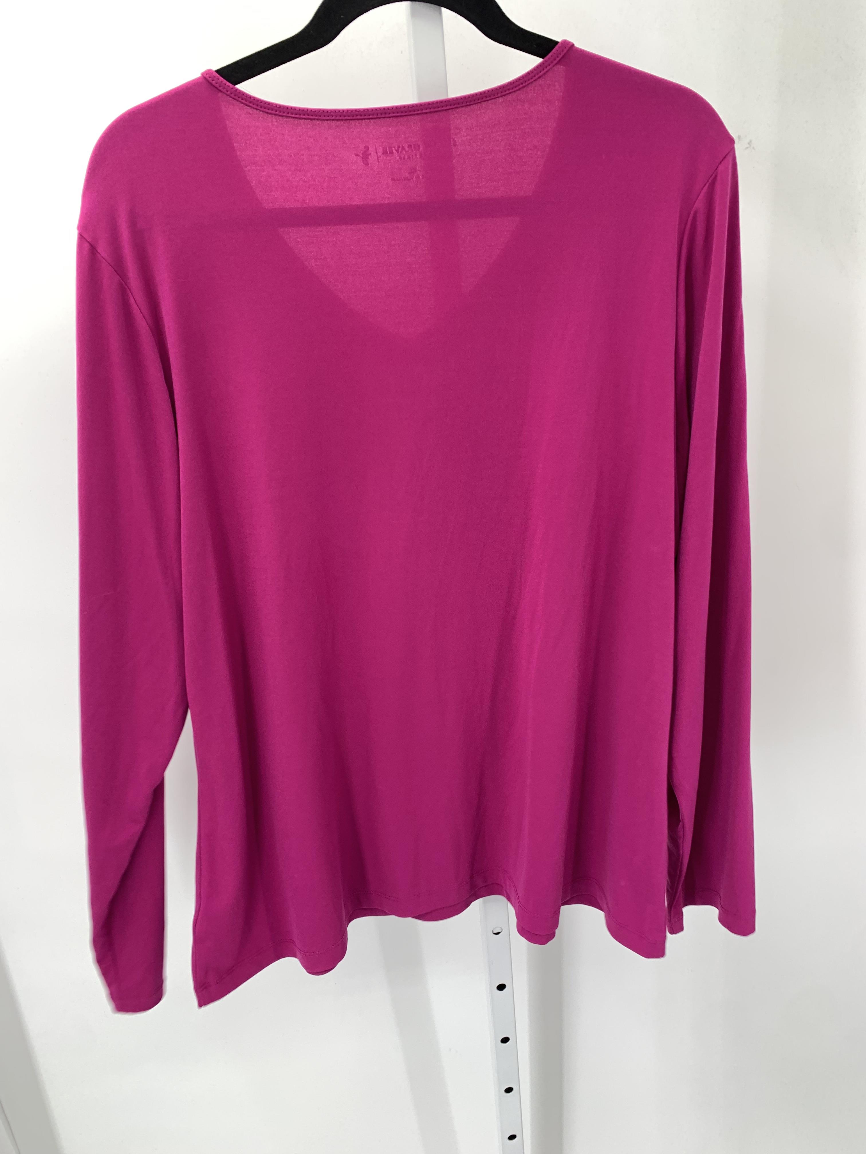Susan Graver Size Extra Large Misses Long Sleeve Shirt