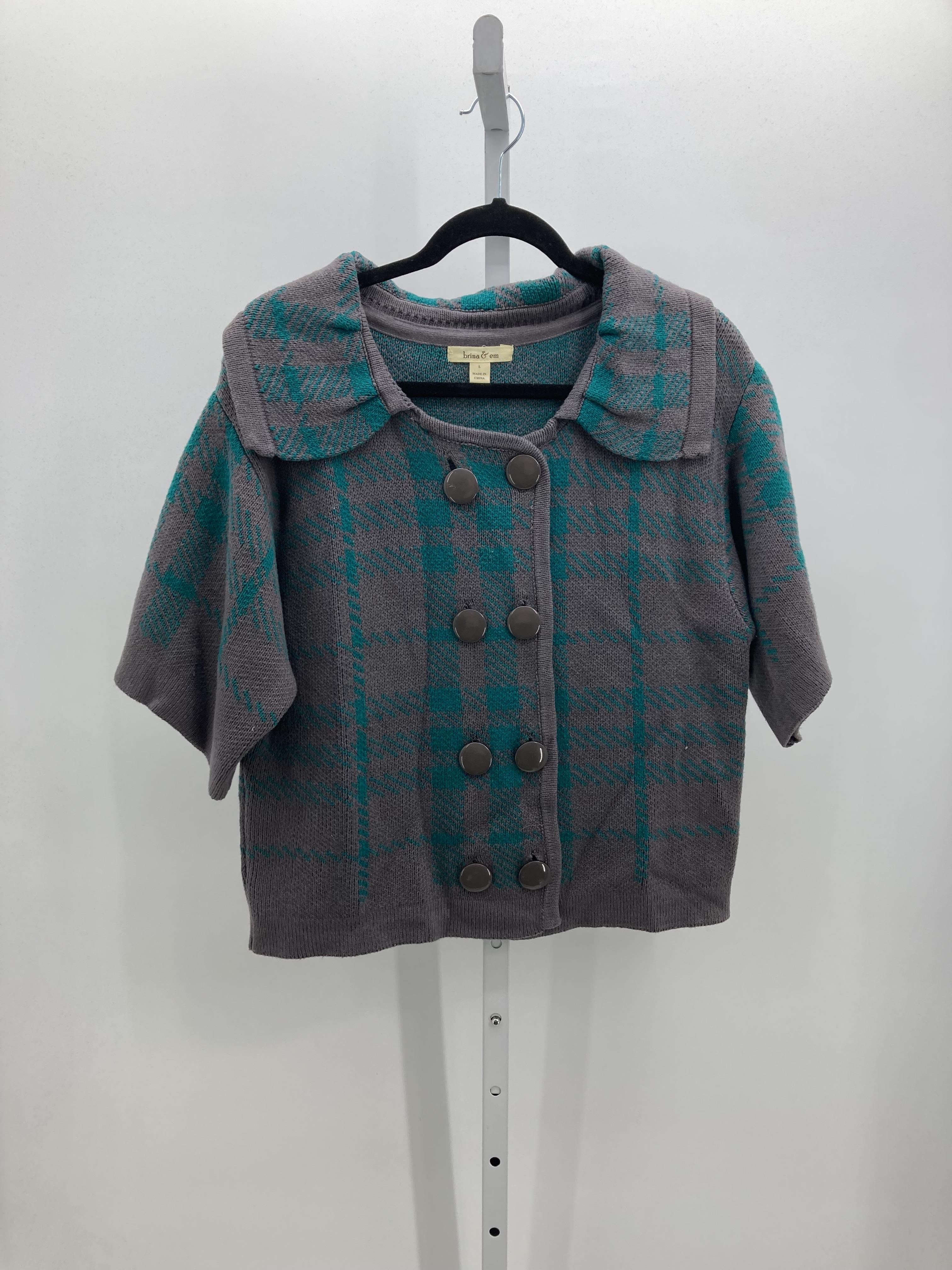 Size Large Misses Short Slv Sweater