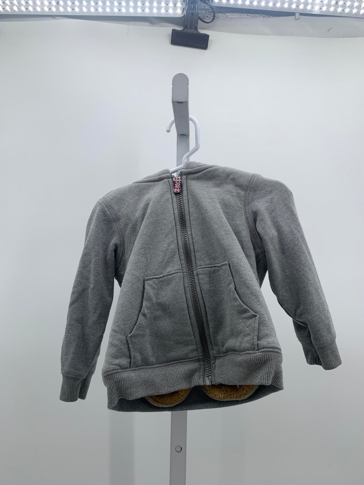 HOODED FAUX FUR LINED