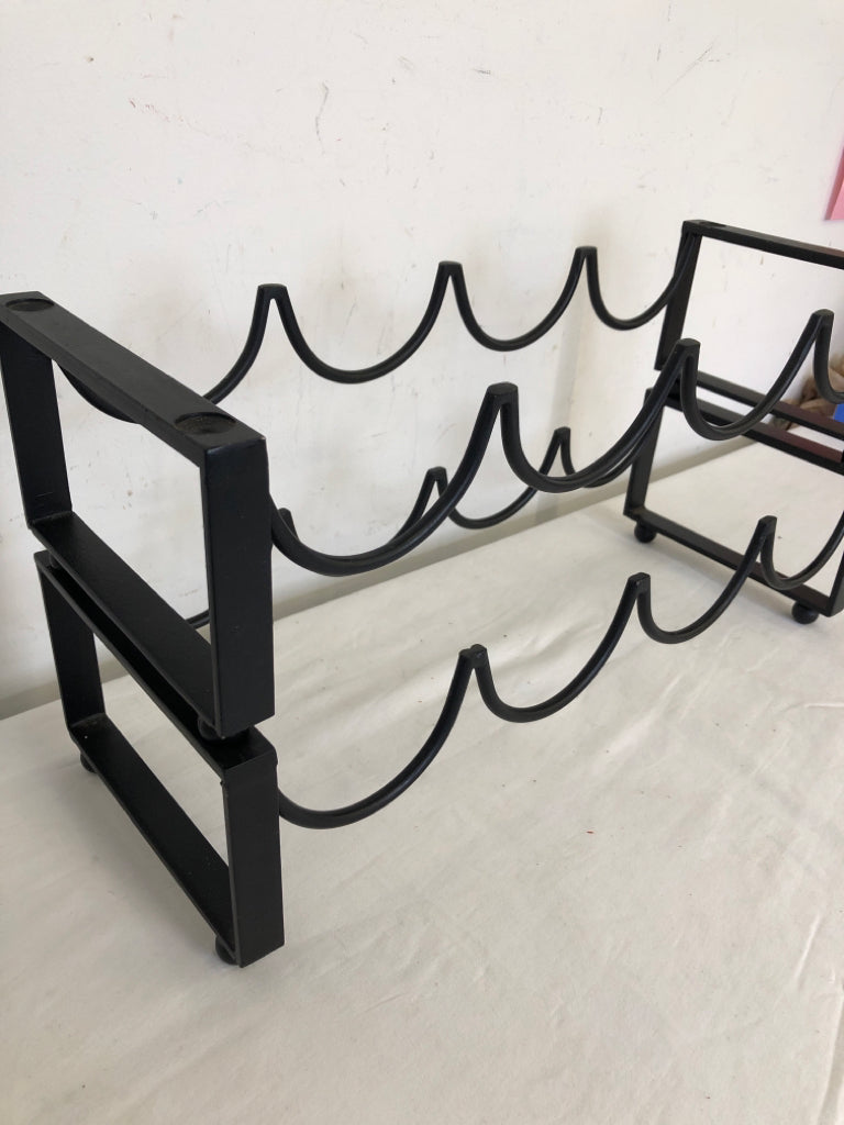 2PC STACKING WINE RACK.